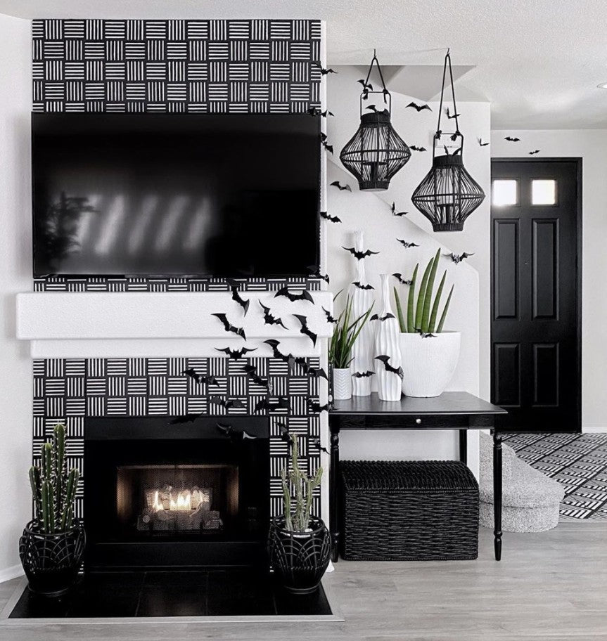 A B&W Halloween Look feat. Custom Nevada Stickers
