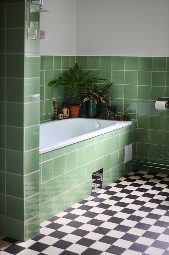 Checkerboard Tile Floors 5 Ways