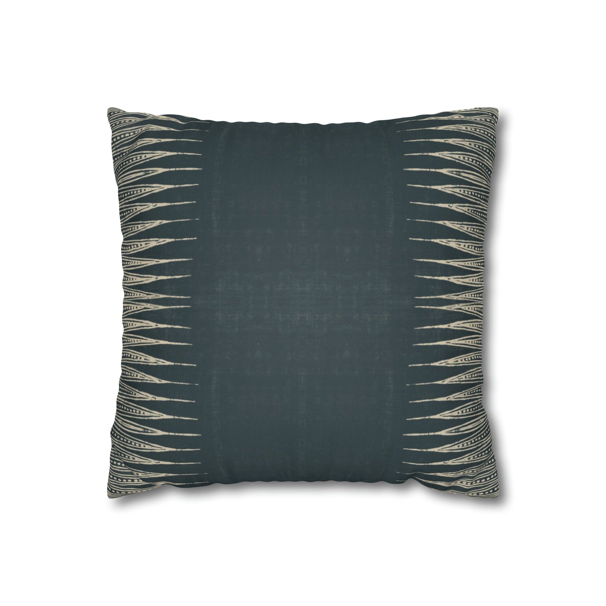 Kimono Indigo Microsuede Square Pillow Cover