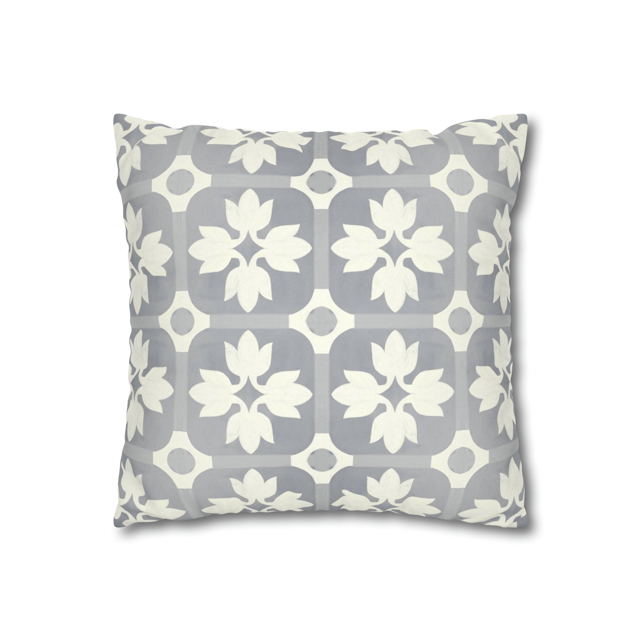 Margot Slate Microsuede Square Pillow Cover