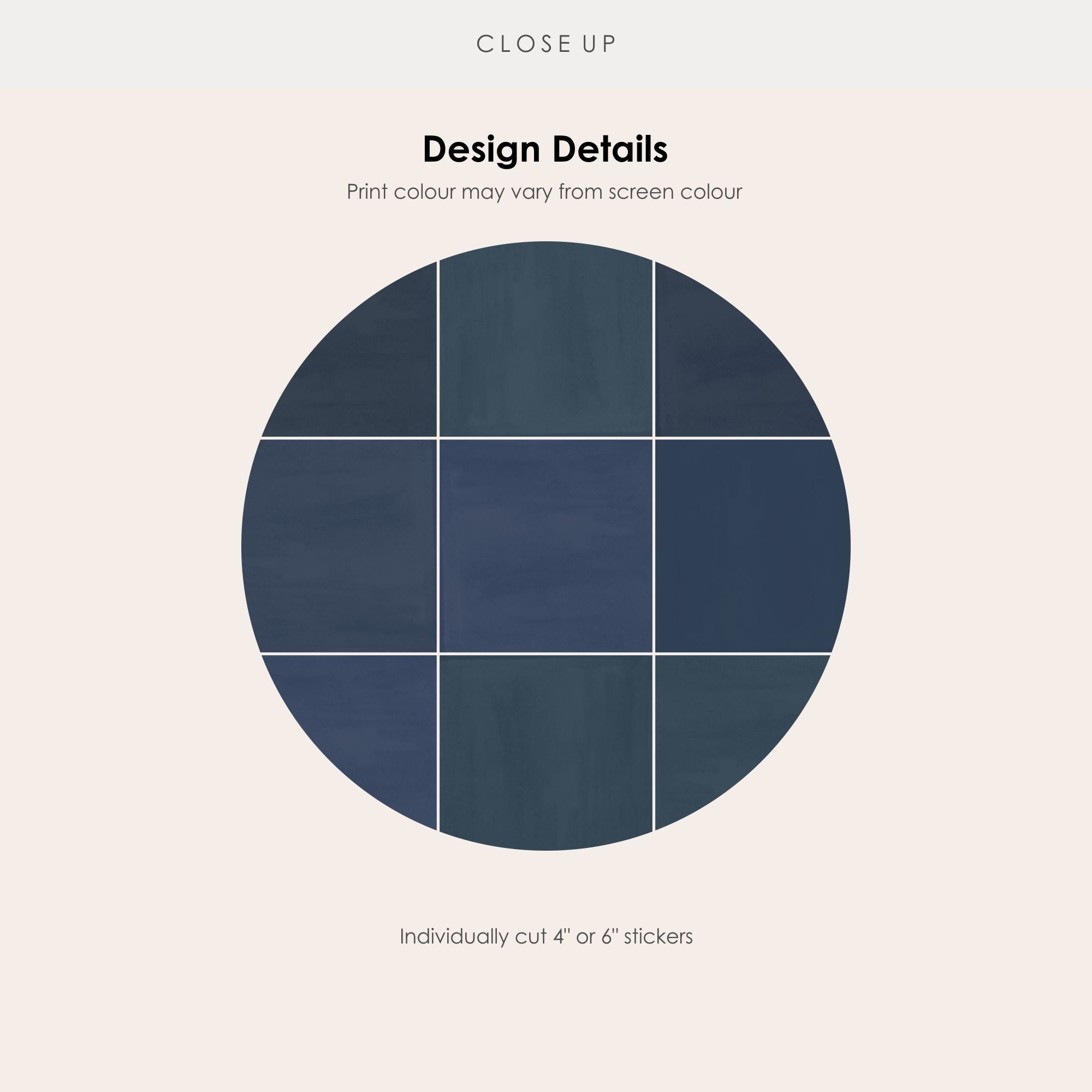 a poster with a circular design on it
