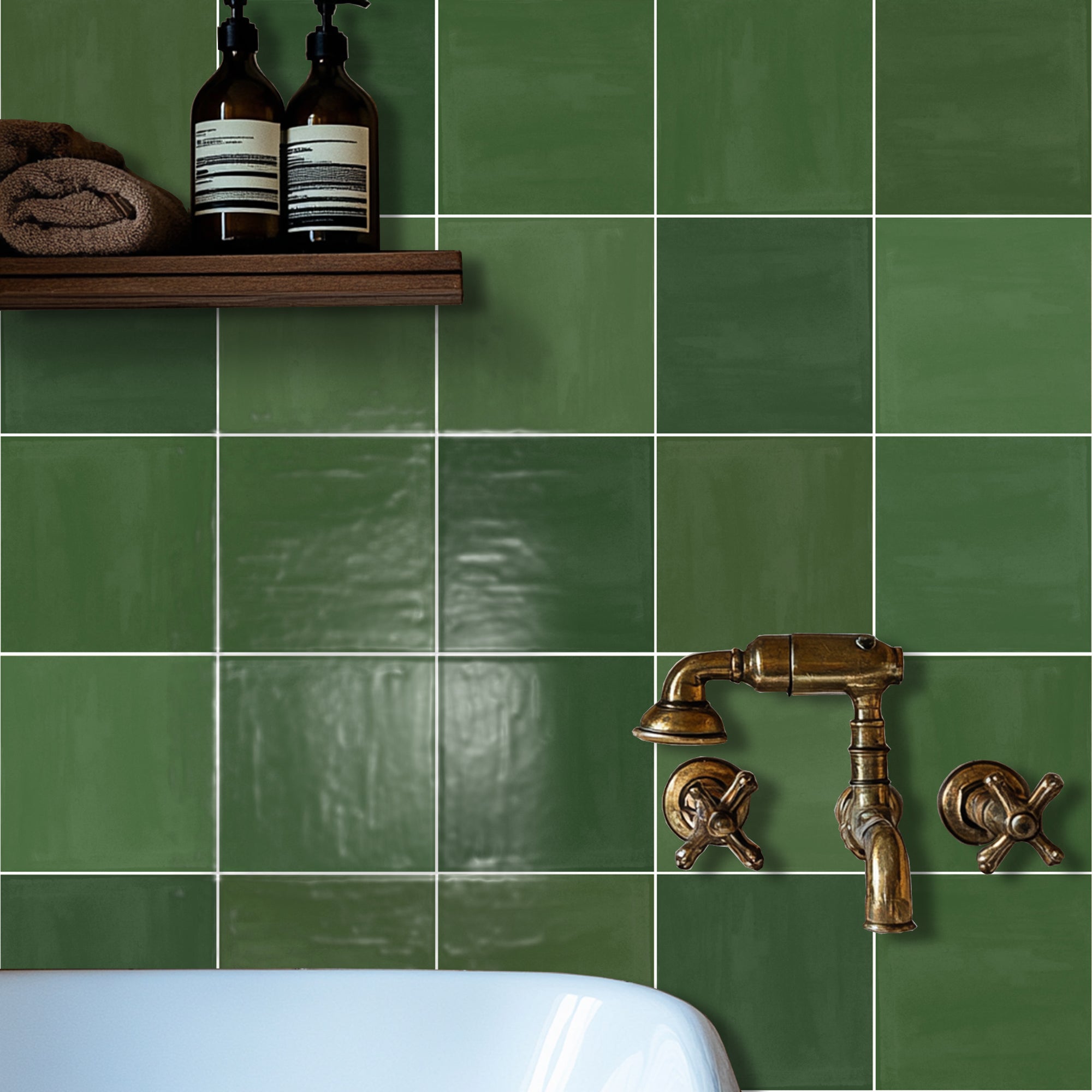 Custom Assorted Zellige Tile Stickers for Samantha
