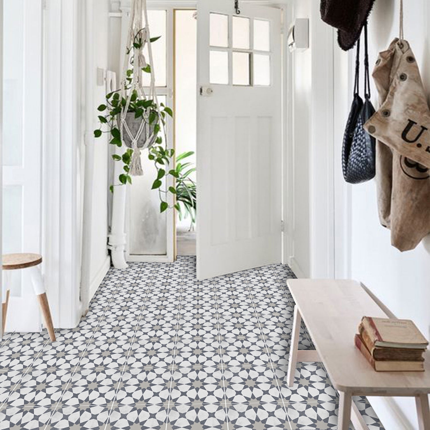 Custom Agadir Grey Tile Sticker for Claire