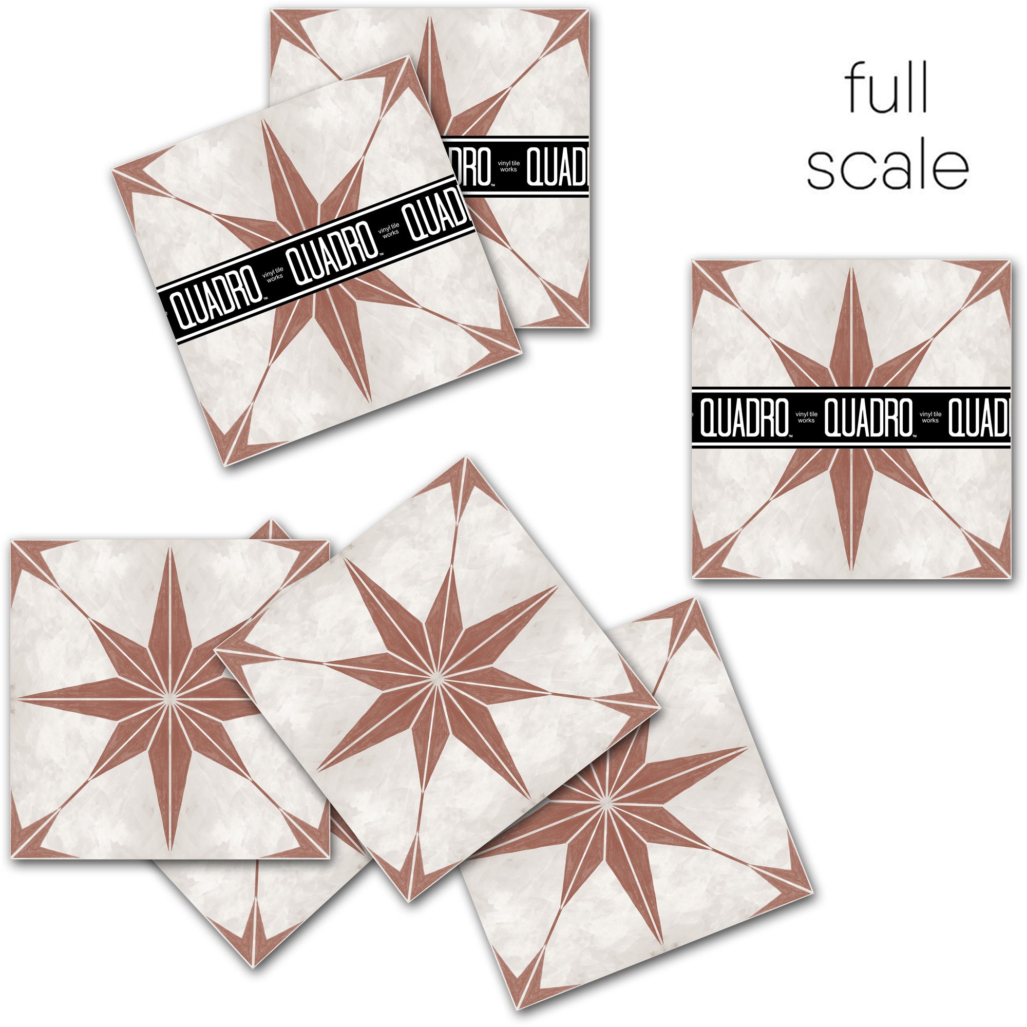 PROMO! Astra in Tiera Vinyl Tile Sticker - 8 pcs pack in 30 cm