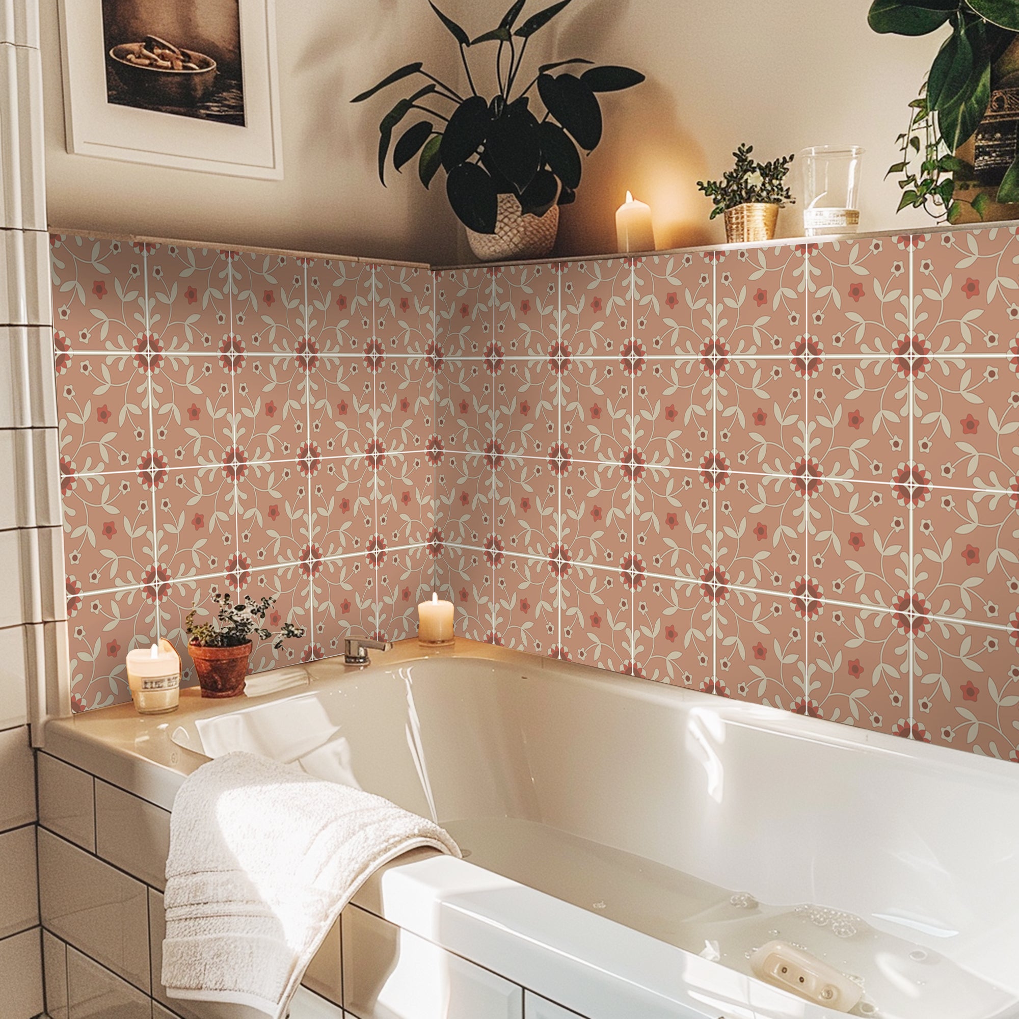 bathroom wall