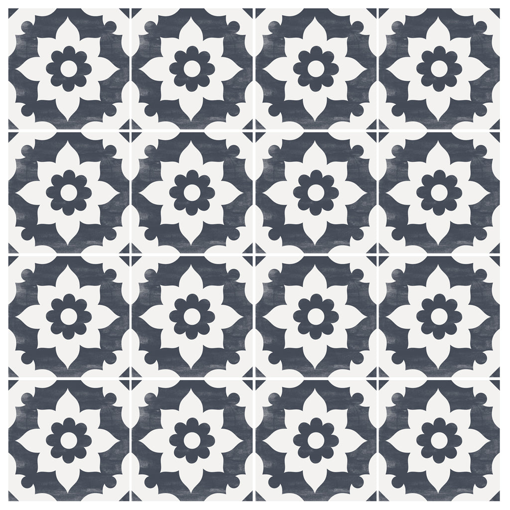 PROMO! Vinyl Floor Tile Sticker Panel of 60 x 120 cm - Campagne Navy