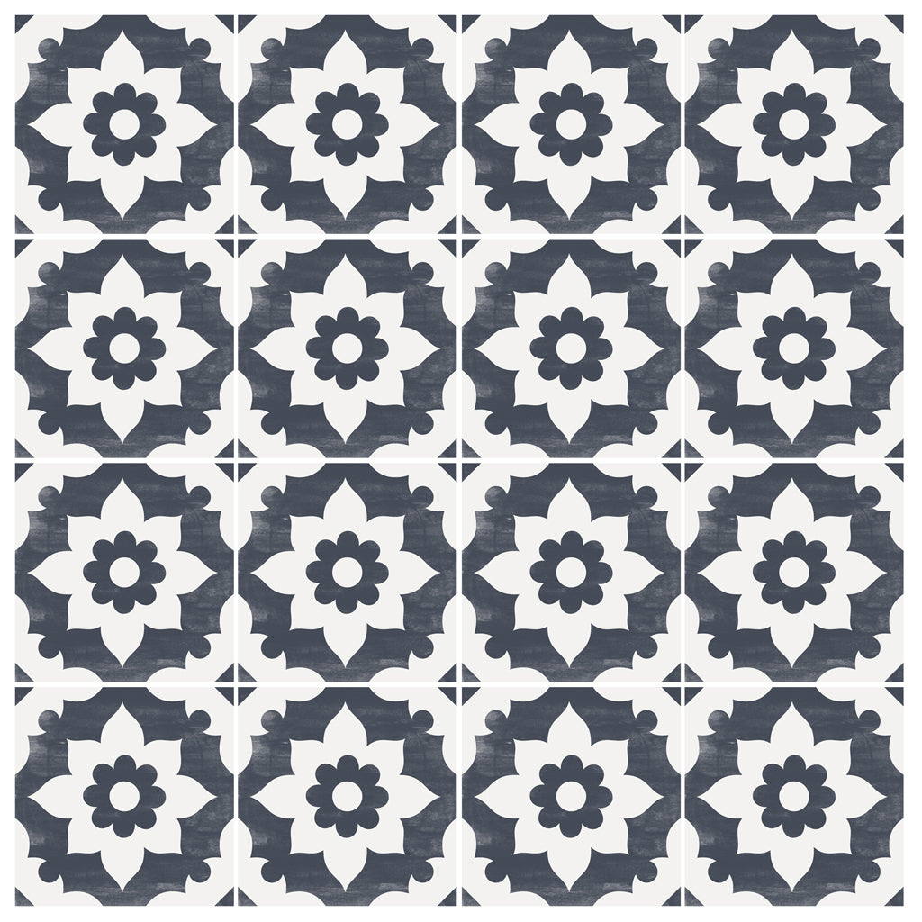 PROMO! Vinyl Floor Tile Sticker Panel of 60 x 120 cm - Campagne Navy