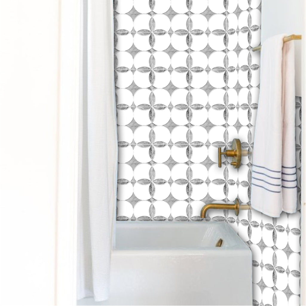 PROMO! Carrera Vinyl Tile Sticker - 12 pcs pack in 9.8 cm