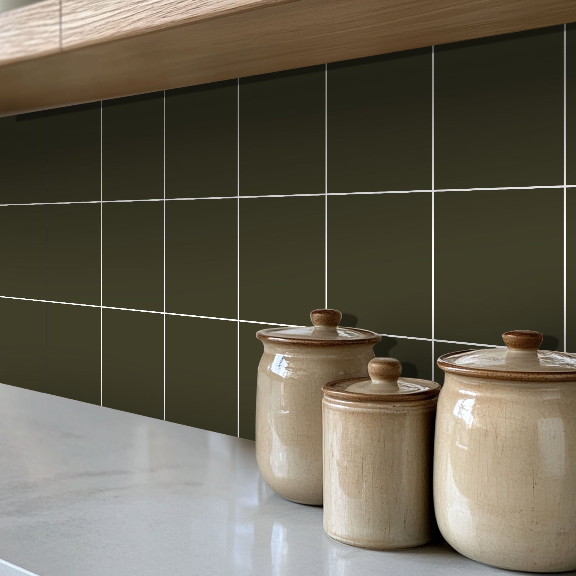 Quadrostyle Solid Color - Dark Olive 8 Pcs 8\, image size:2000x2000