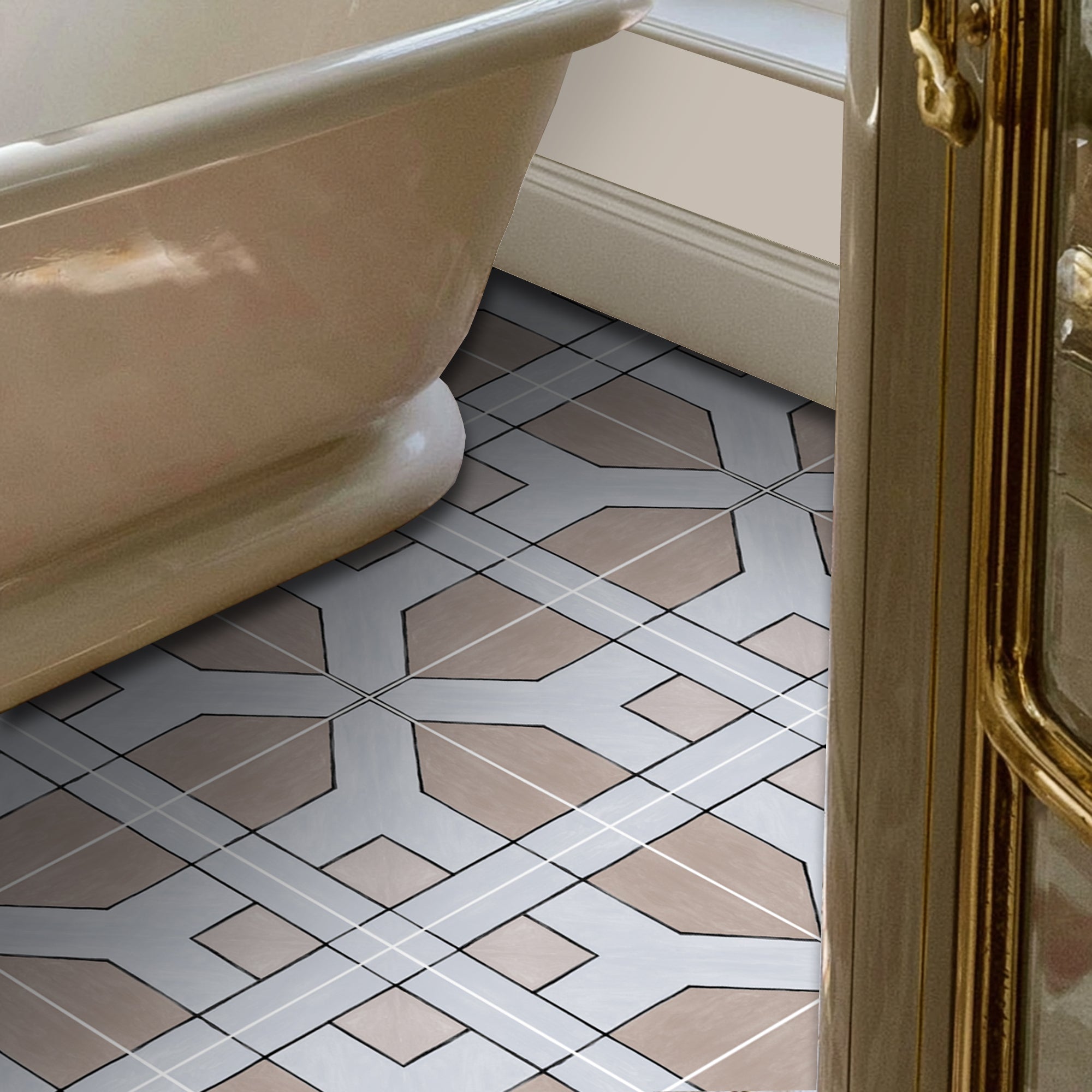 Delphi Vinyl Tile Sticker
