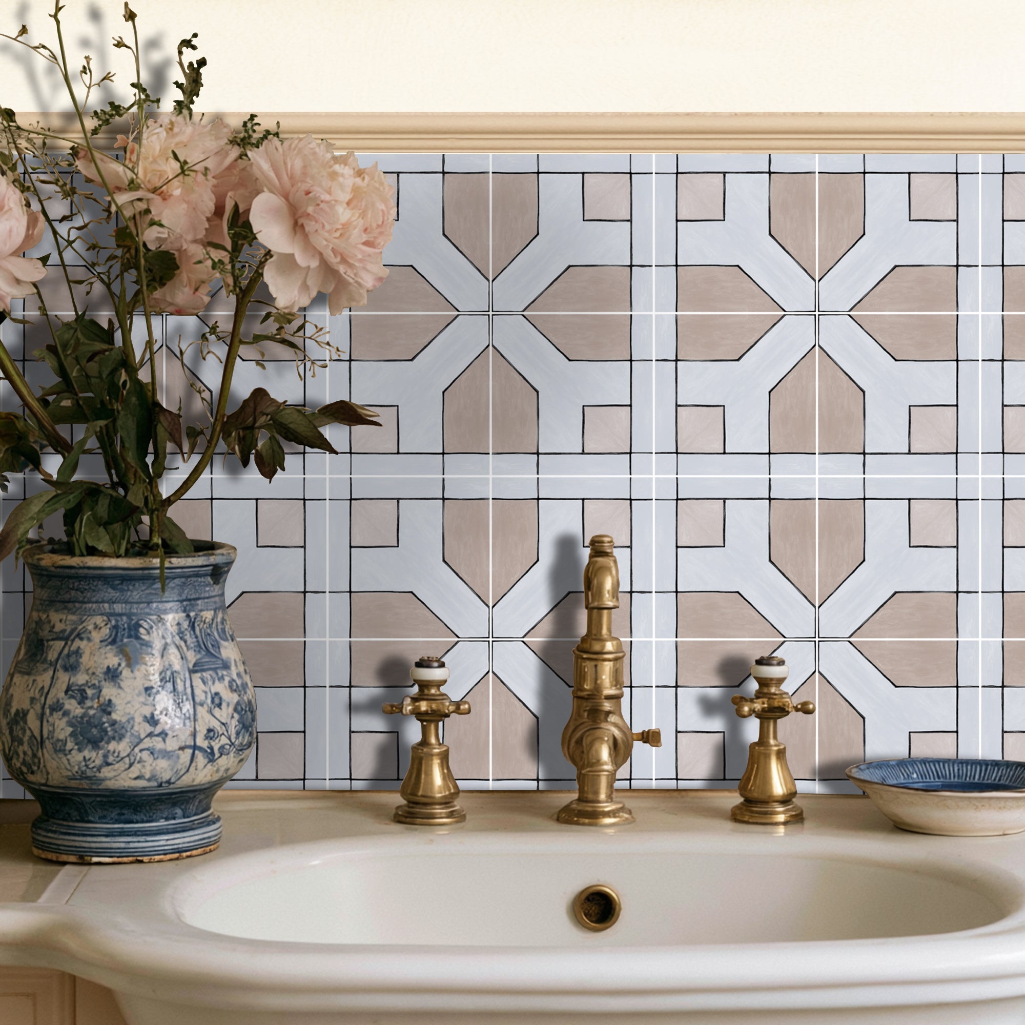 Delphi Vinyl Tile Sticker