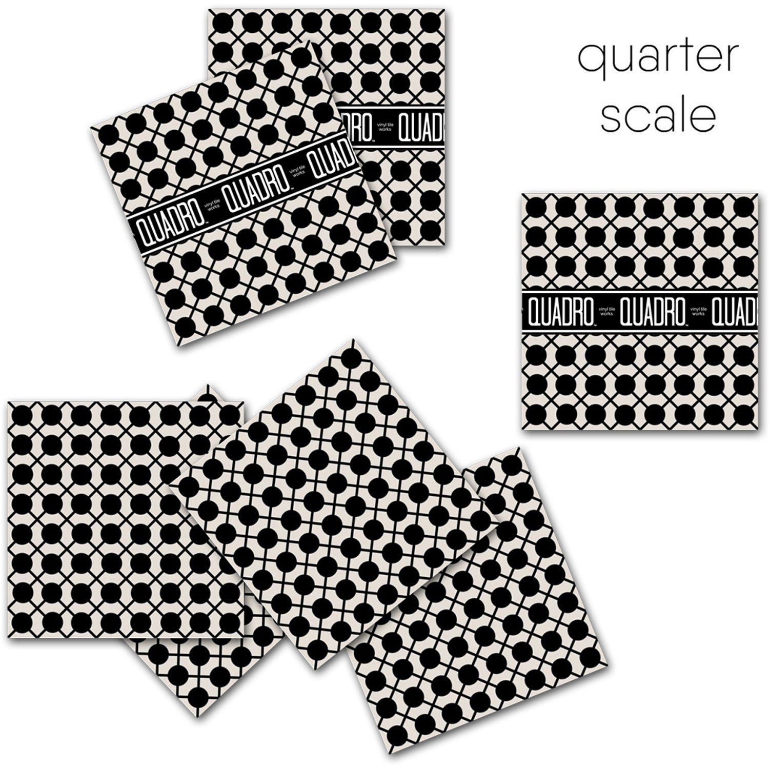 PROMO! Dot to Dot Vinyl Tile Sticker - 8 pcs pack in 10 cm