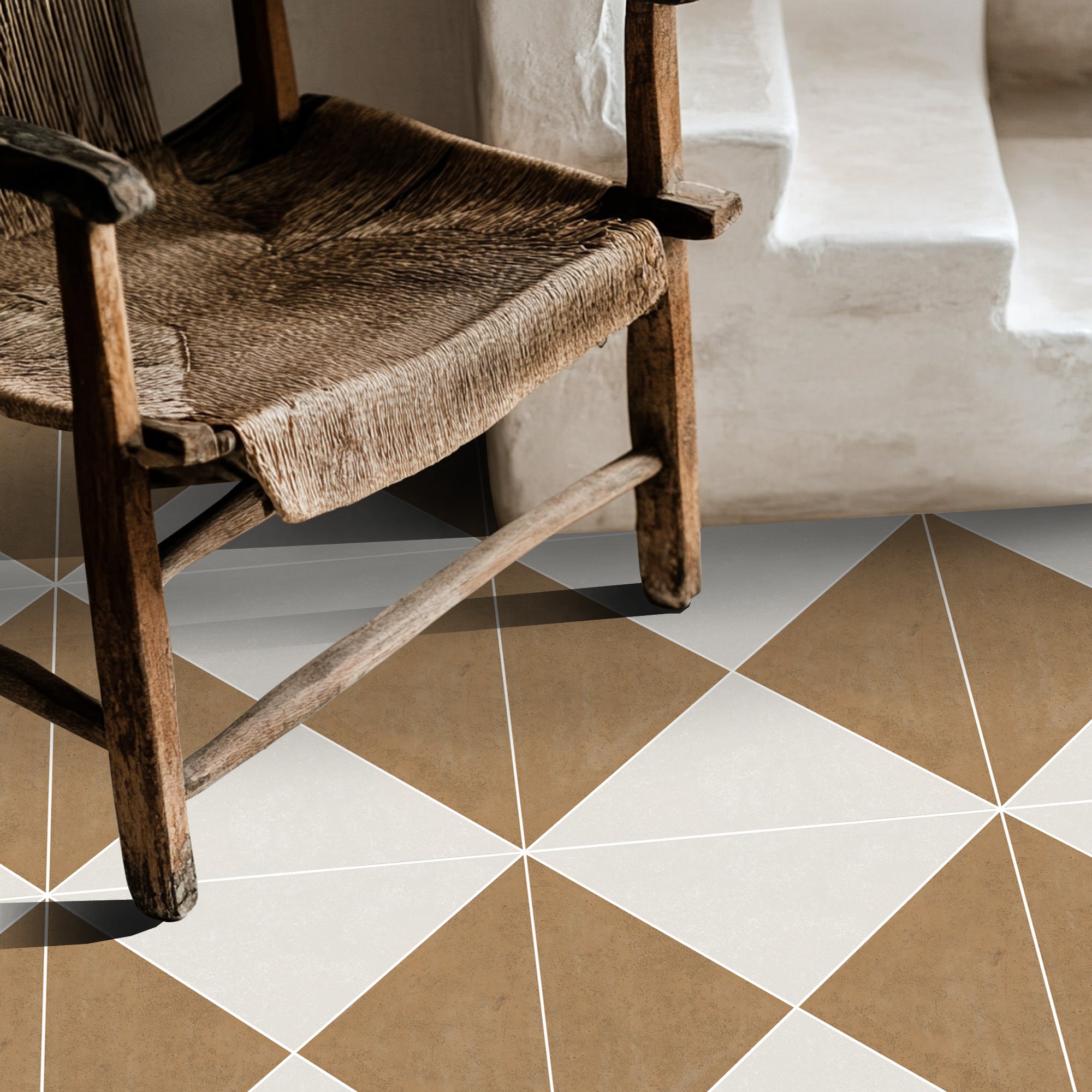 Norway Tile Stickers in Gold Leaf