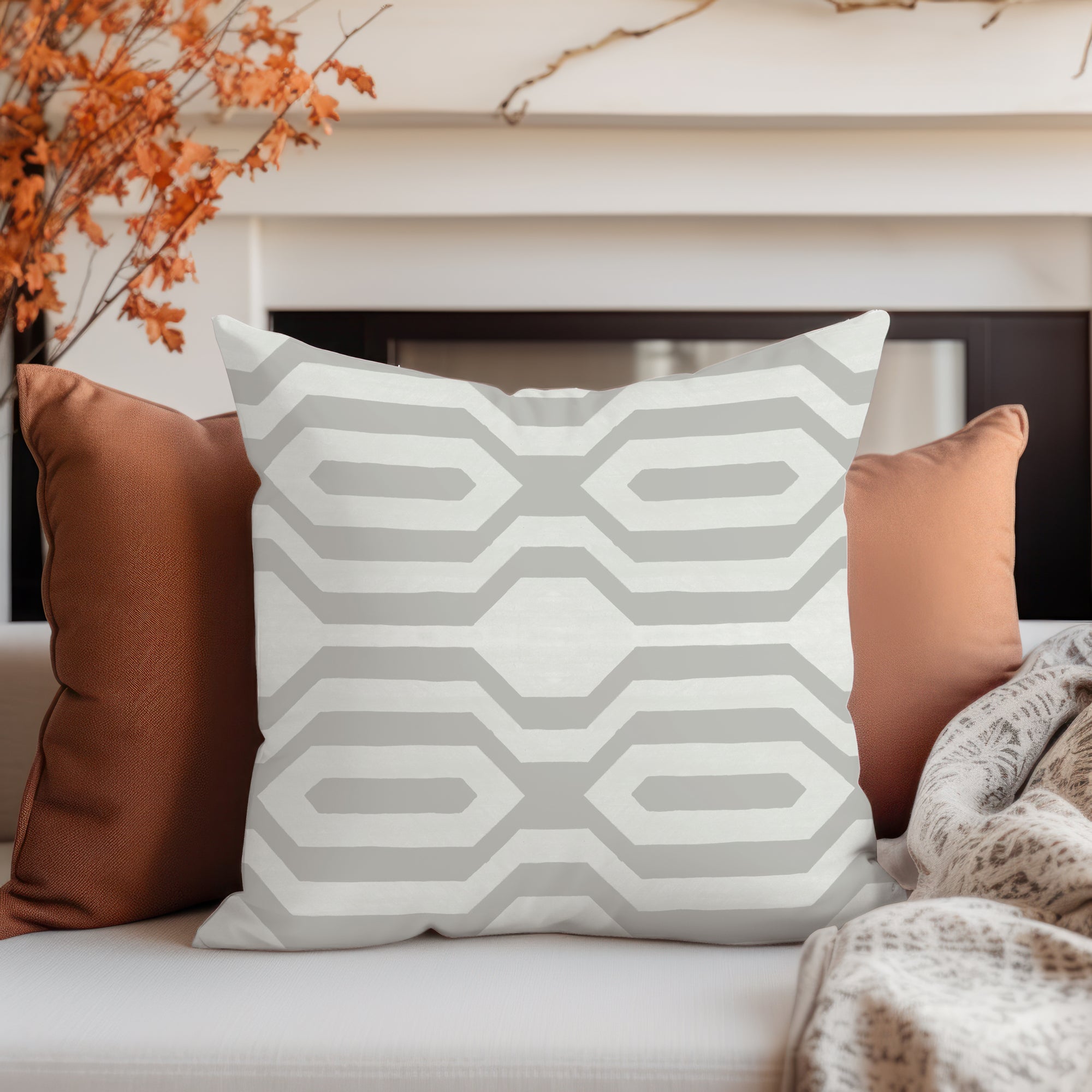 Lariat Microsuede Square Pillow Cover