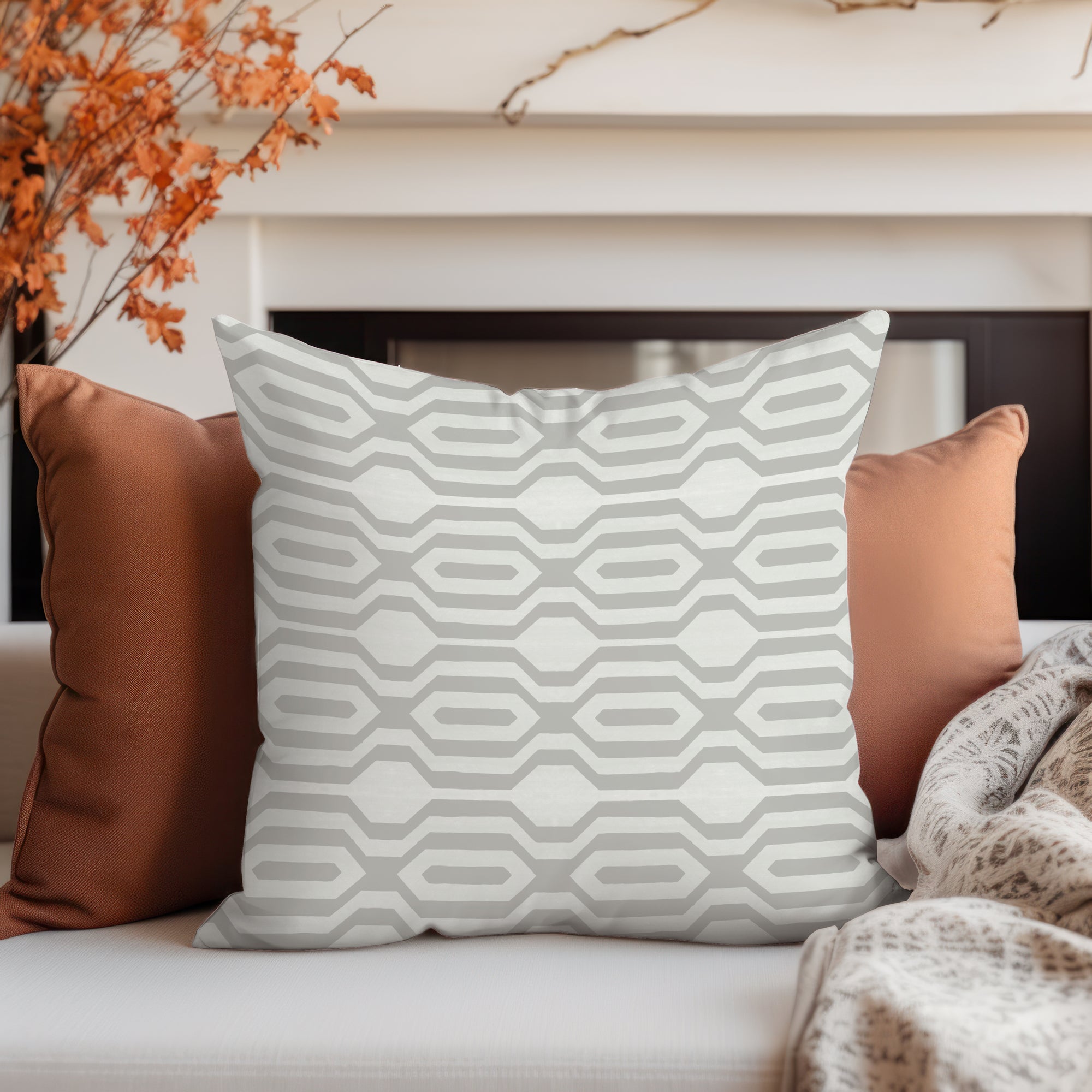 Lariat Microsuede Square Pillow Cover