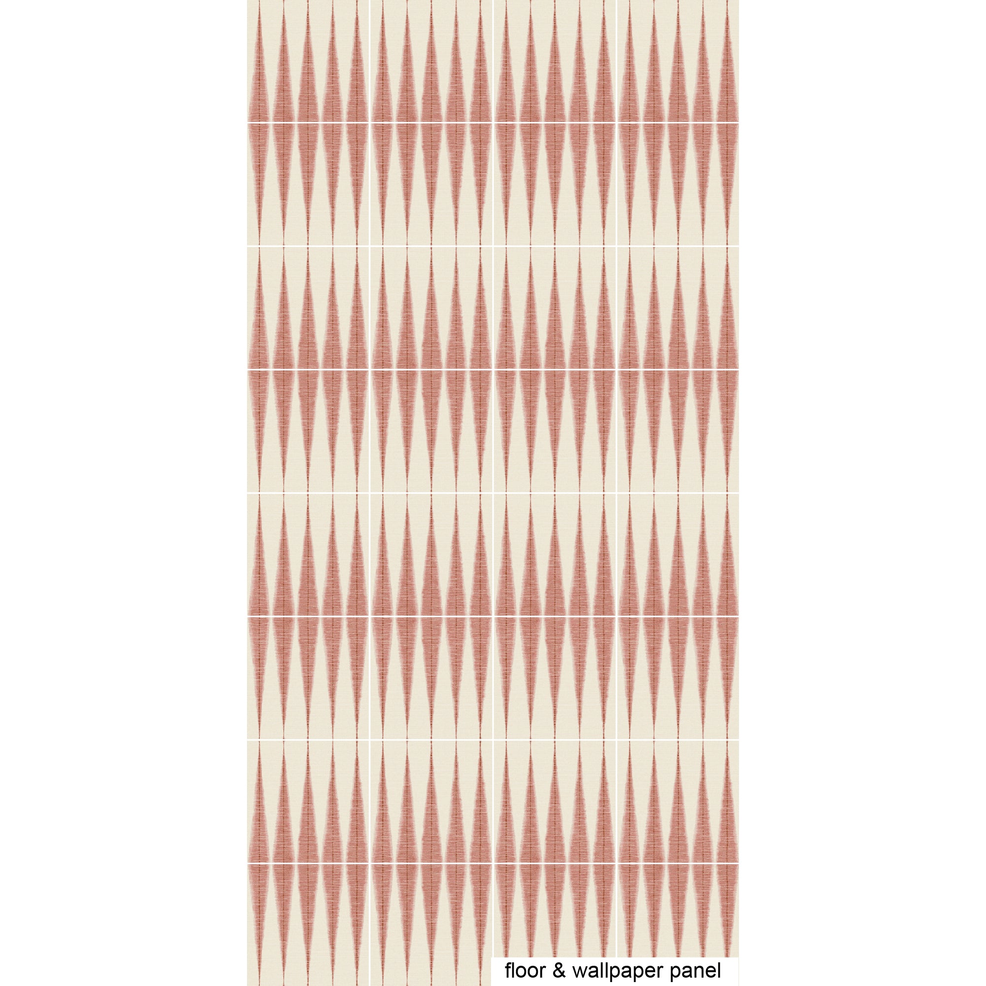 PROMO! Vinyl Floor Tile Sticker Panel of 60 x 120 cm size - Katano in Brick