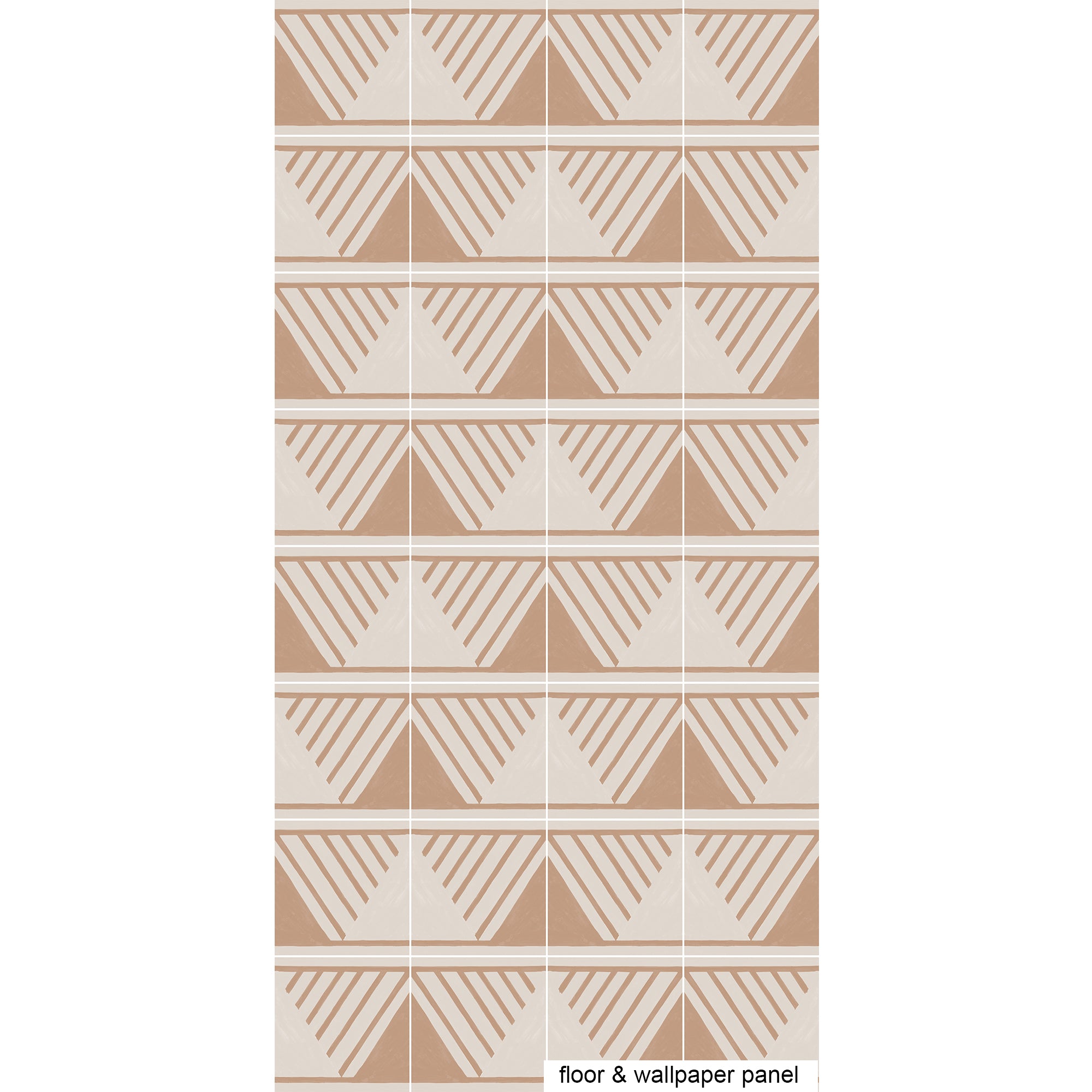 PROMO! Removable Vinyl Wallpaper in Shaman - 60 x 120 cm panel