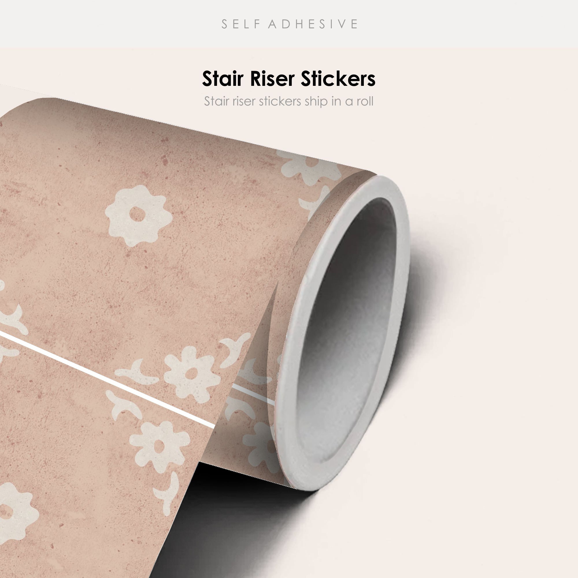 Prairie Clay Stair Riser Stickers