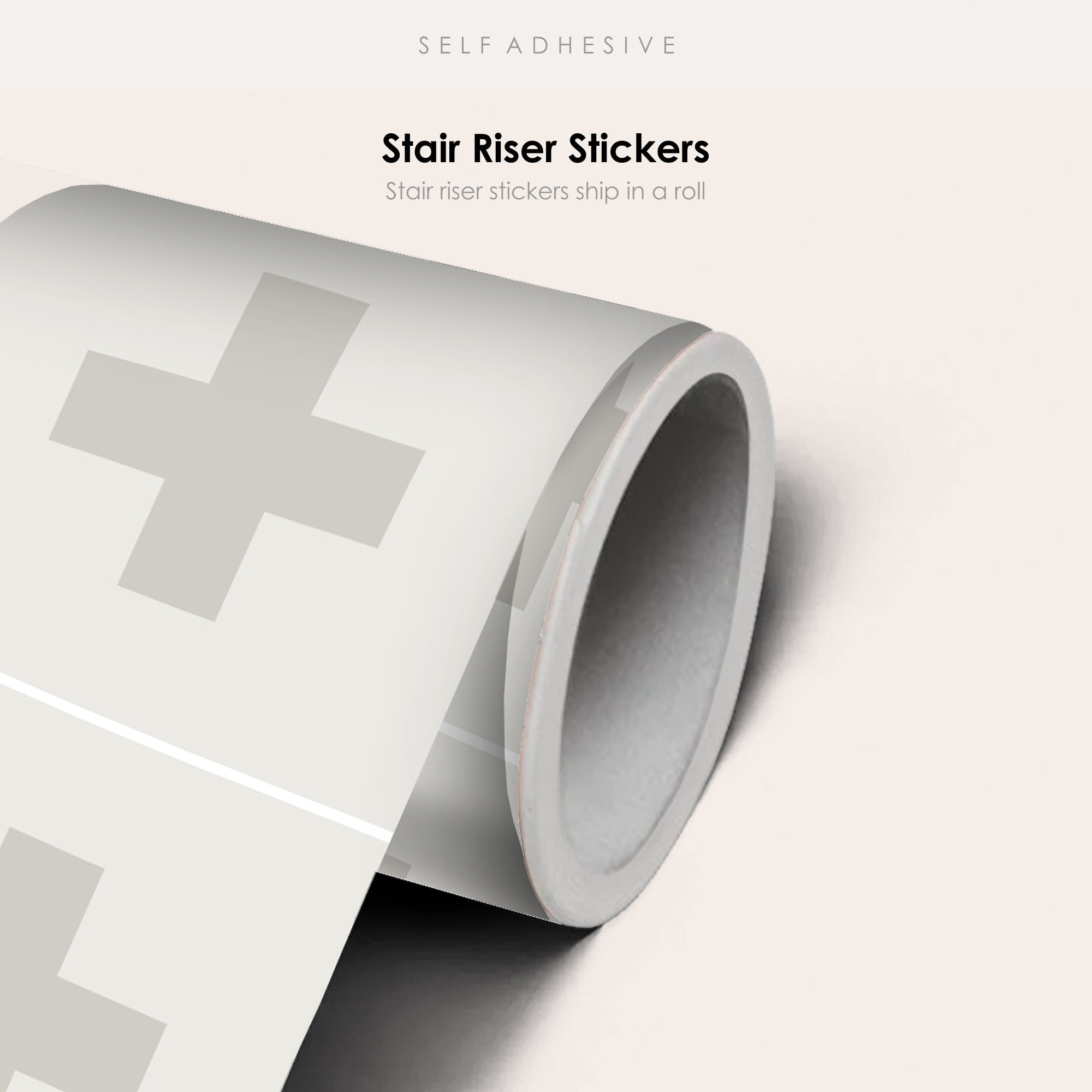 Christo Stair Riser Stickers