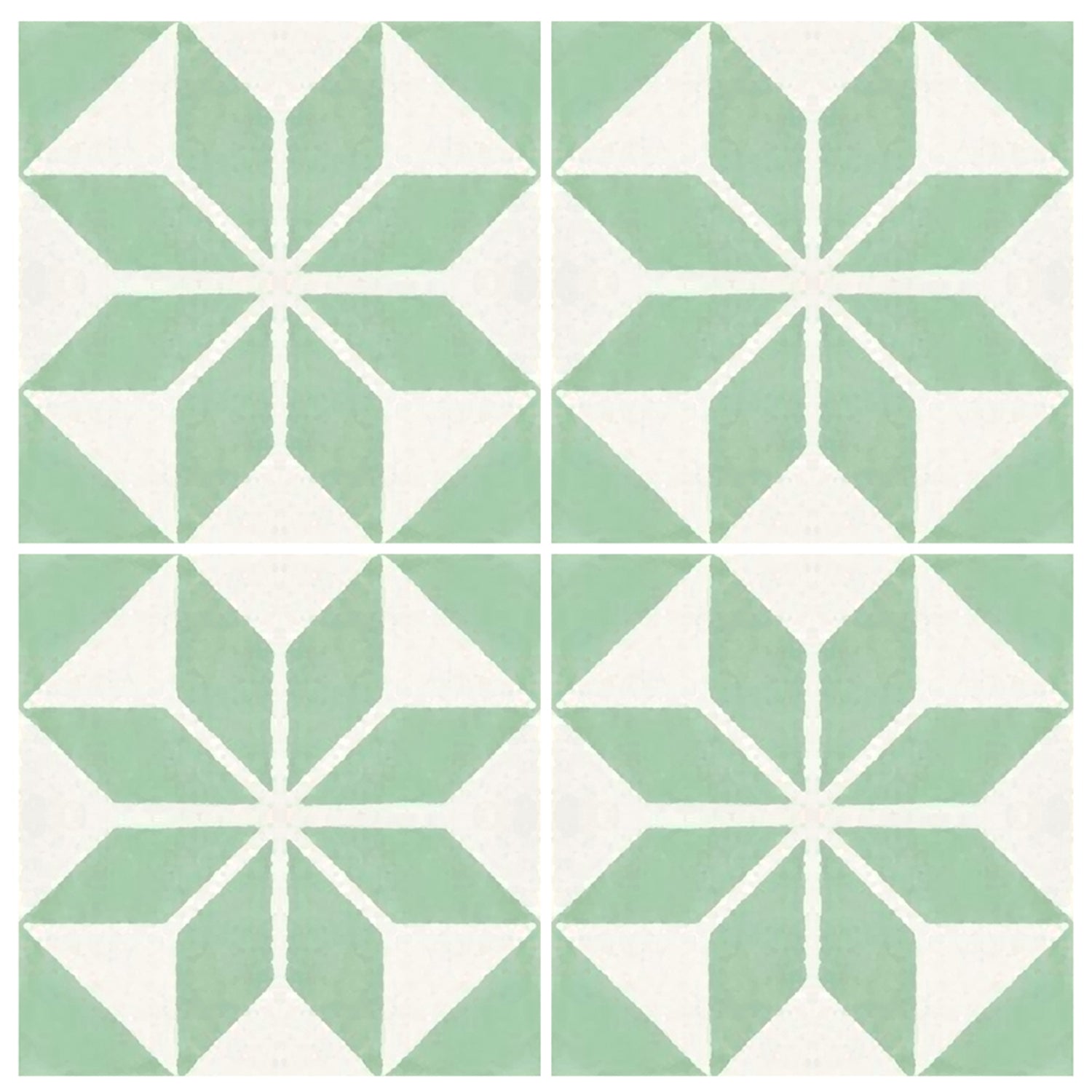 PROMO! Scandinavia Lichen Vinyl Tile Sticker - 8 pcs pack in 20 cm