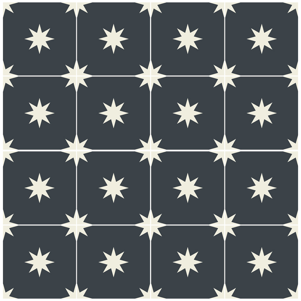PROMO! Removable Vinyl Wallpaper Starry Night in Black - 60 x 120 cm panel
