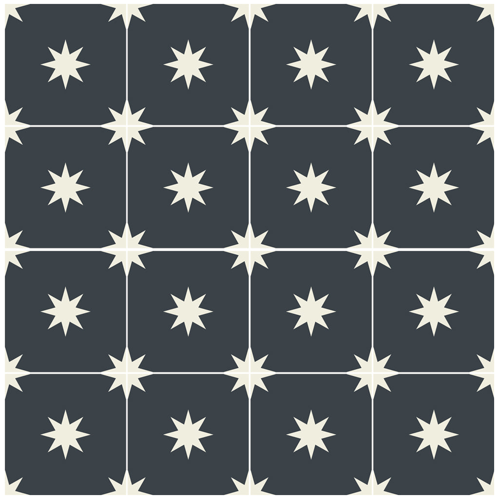 PROMO! Removable Vinyl Wallpaper Starry Night in Black - 60 x 120 cm panel