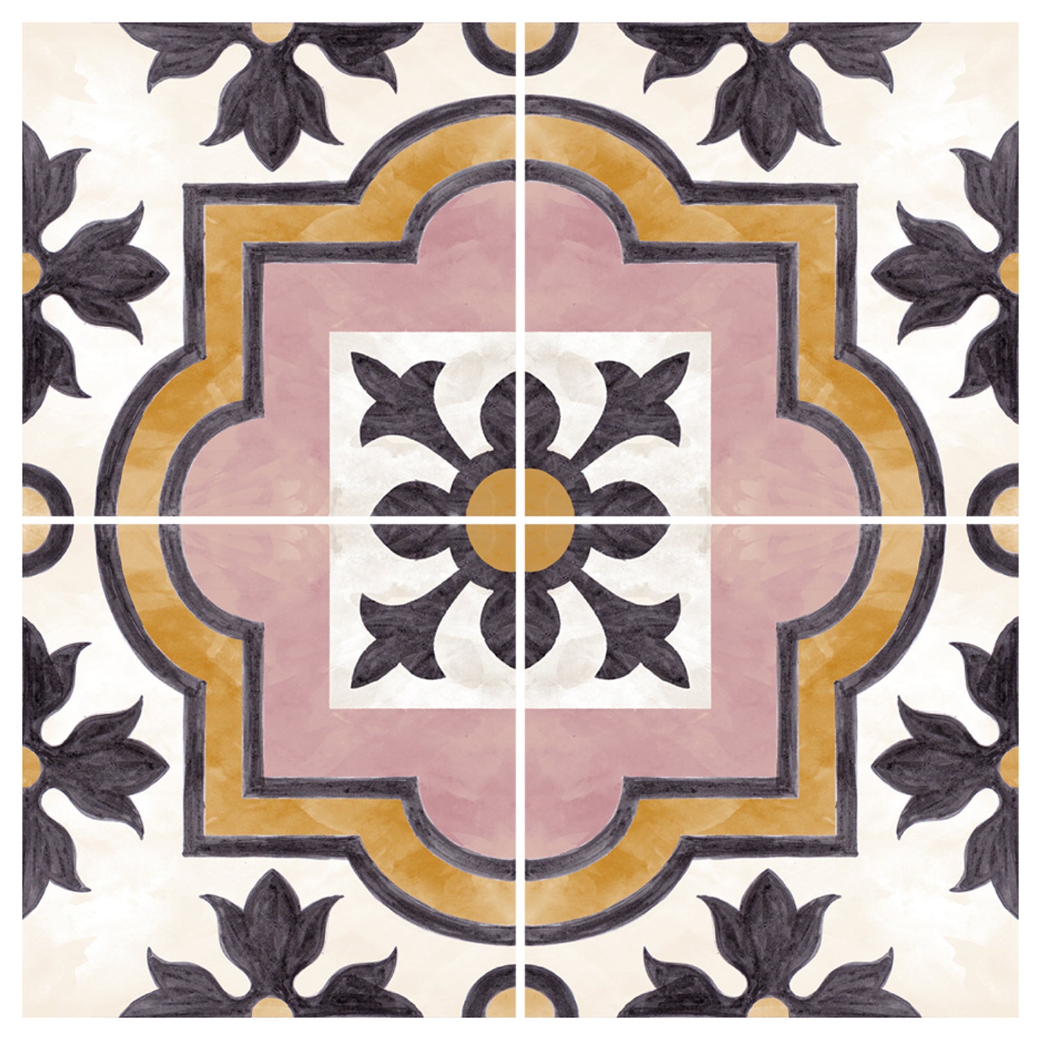 PROMO! Syracuse Vinyl Tile Sticker - 8 pcs pack in 19.5 cm