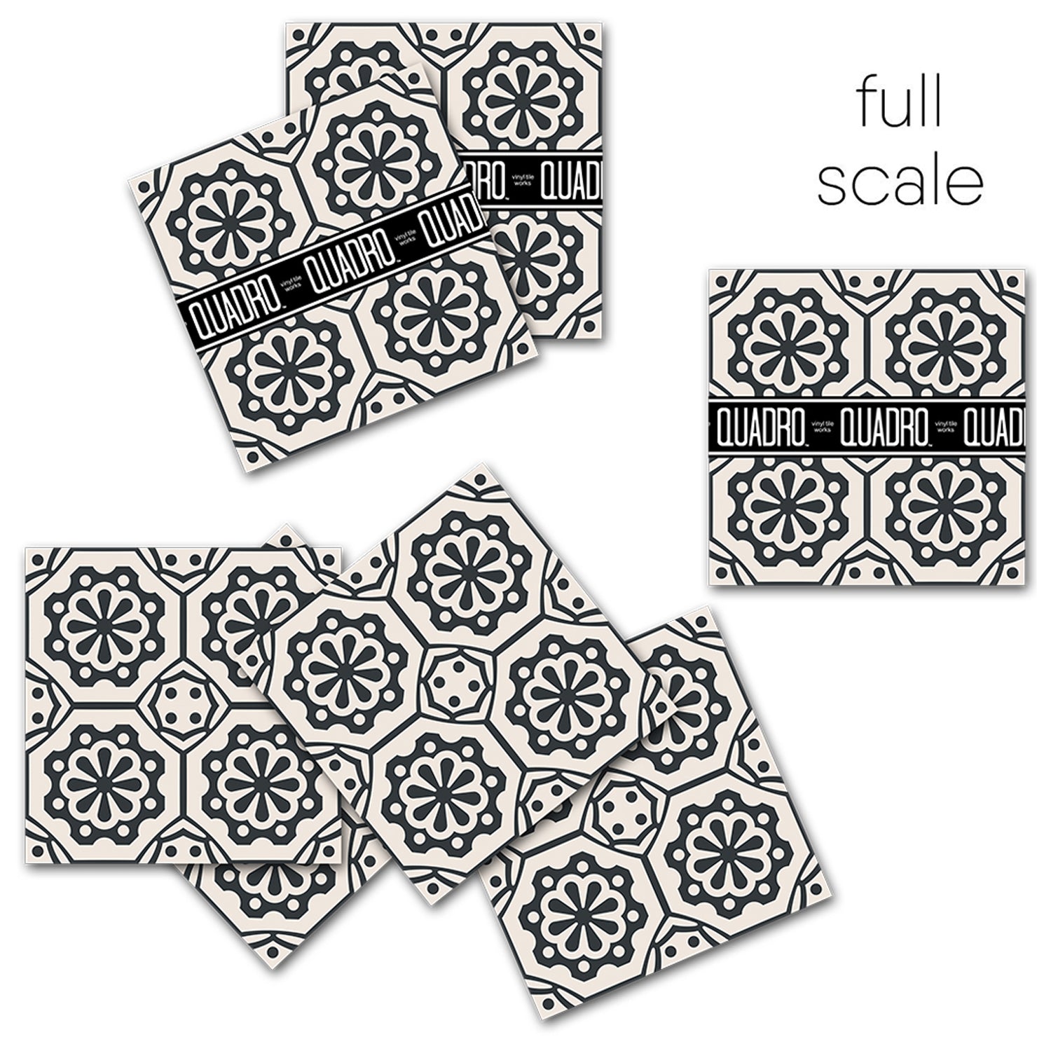 PROMO! Testino Vinyl Floor Sticker Pack - 8 pcs pack in 33 cm