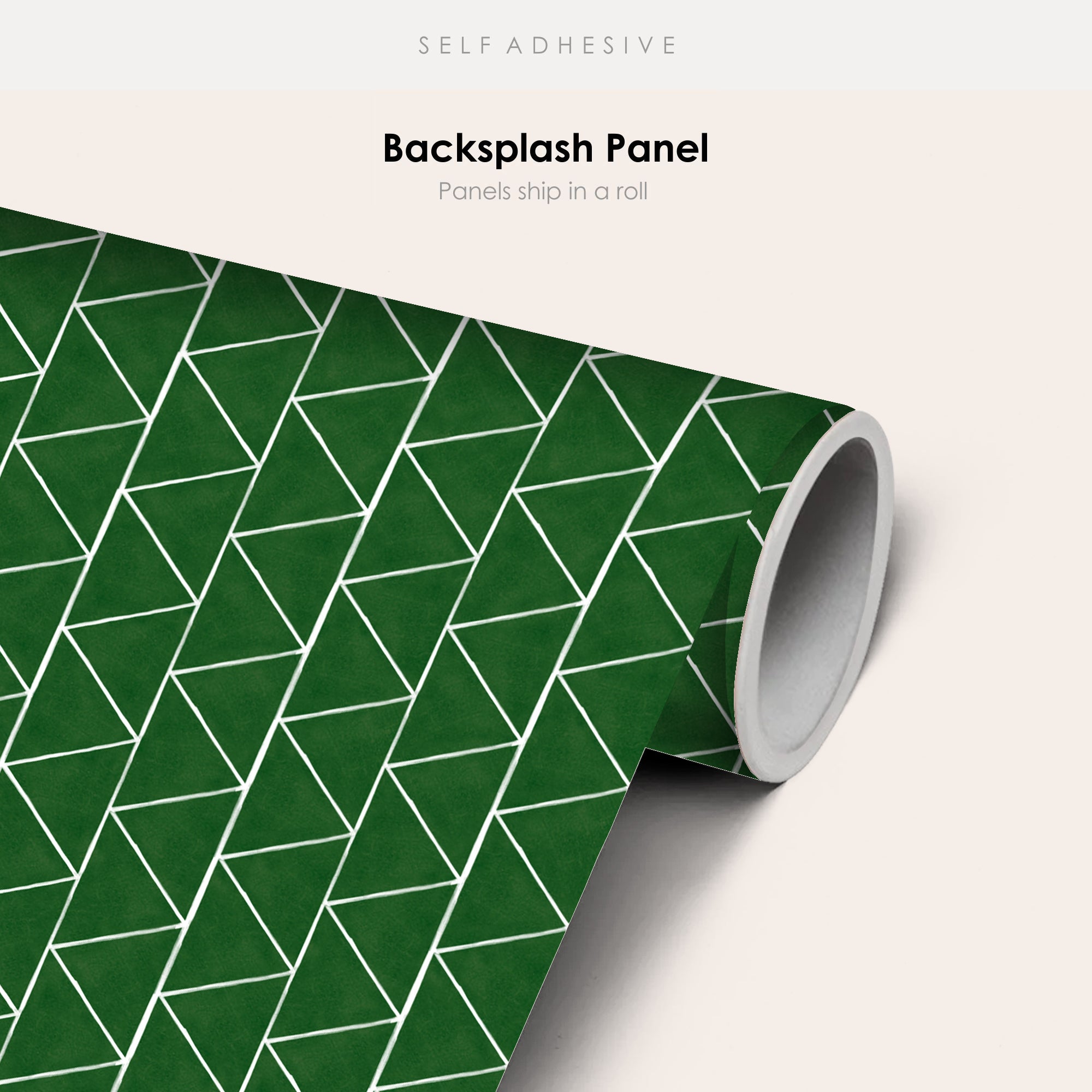 Triangles in Emerald Wallpaper