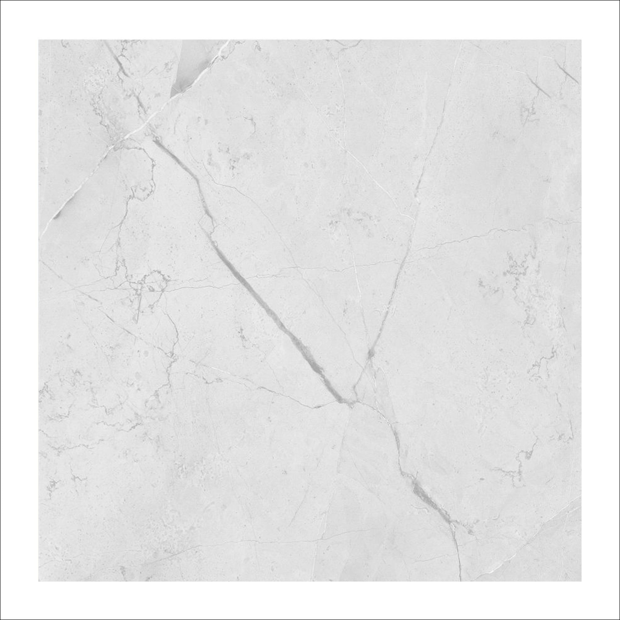PROMO! Vinyl Floor Sticker Panel of 60 x 120 cm - Checkerboard in Black & White Marble