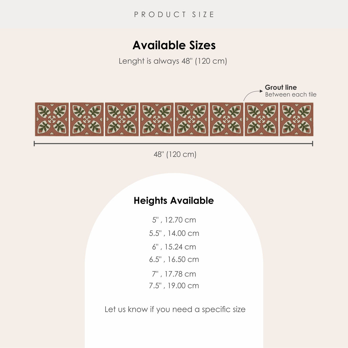 Cairo Stair Riser Stickers