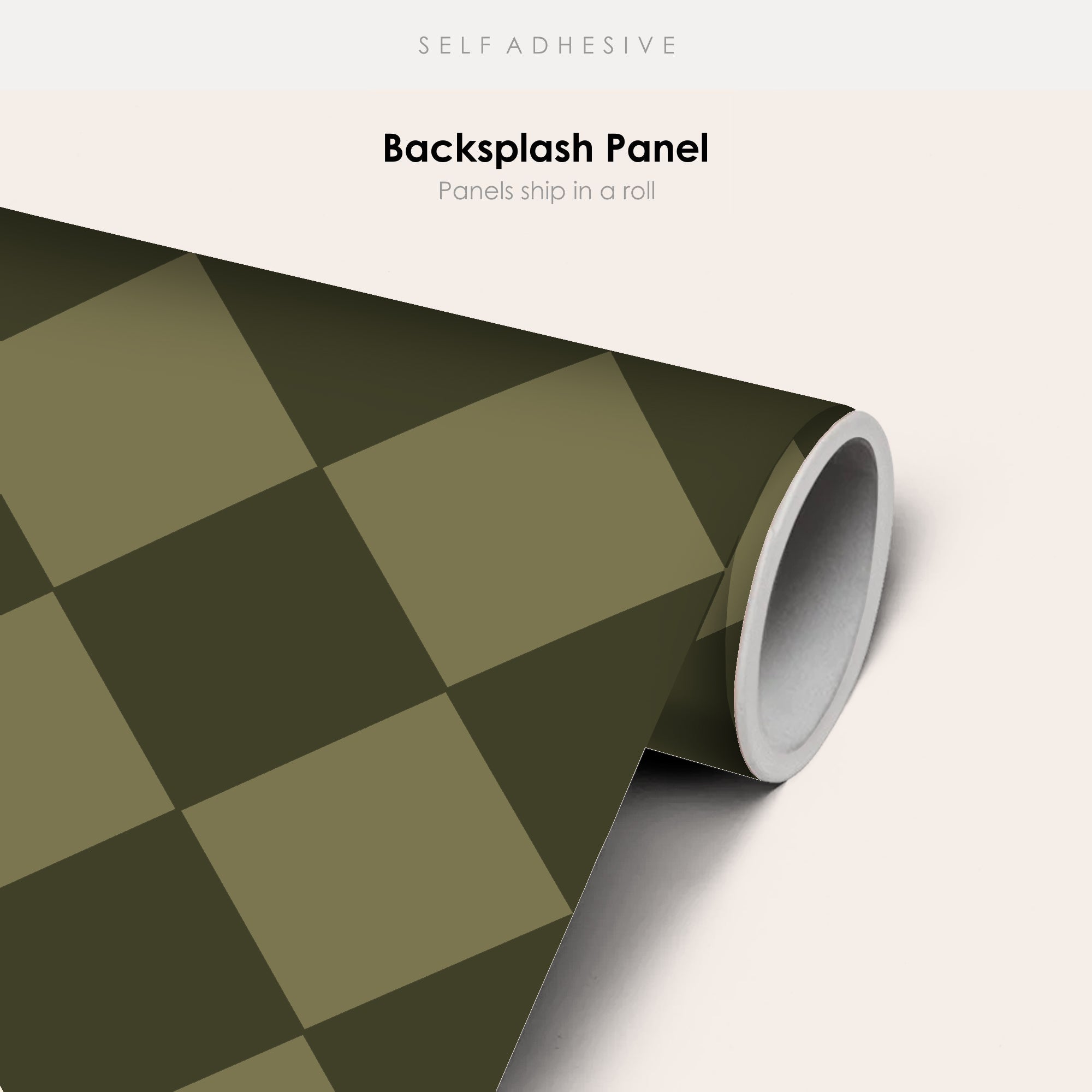 Checkerboard Tile Stickers in Spruce and Dark Olive