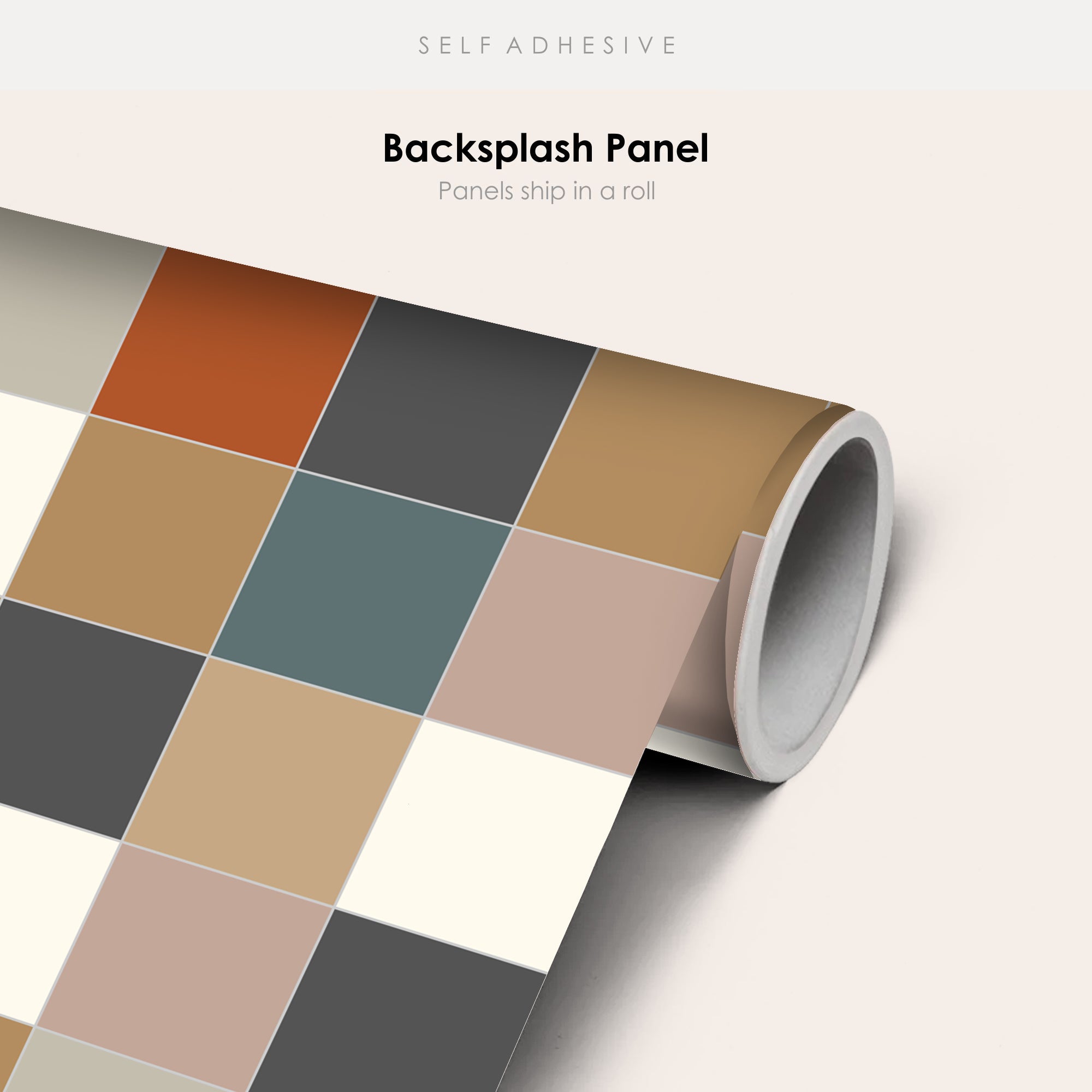Toscana Checkerboard Tile Stickers