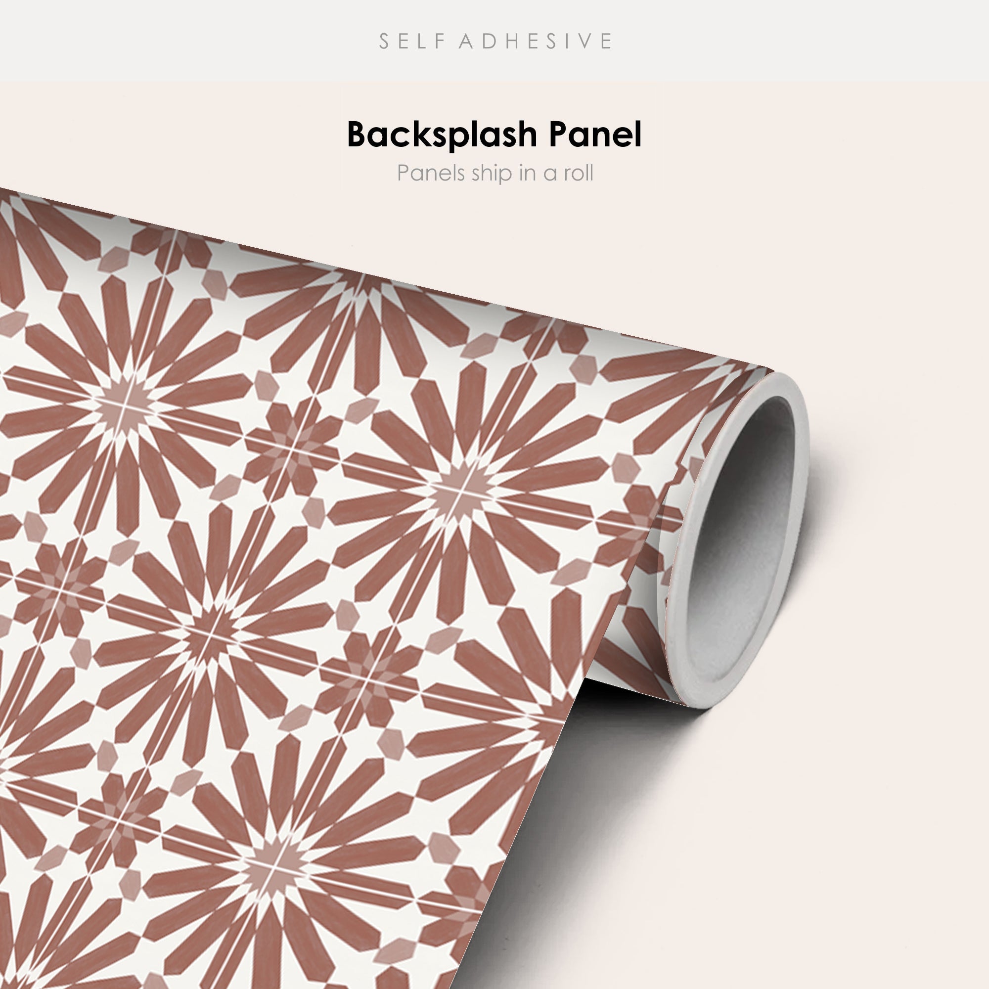 Stellino in Terracotta Wallpaper