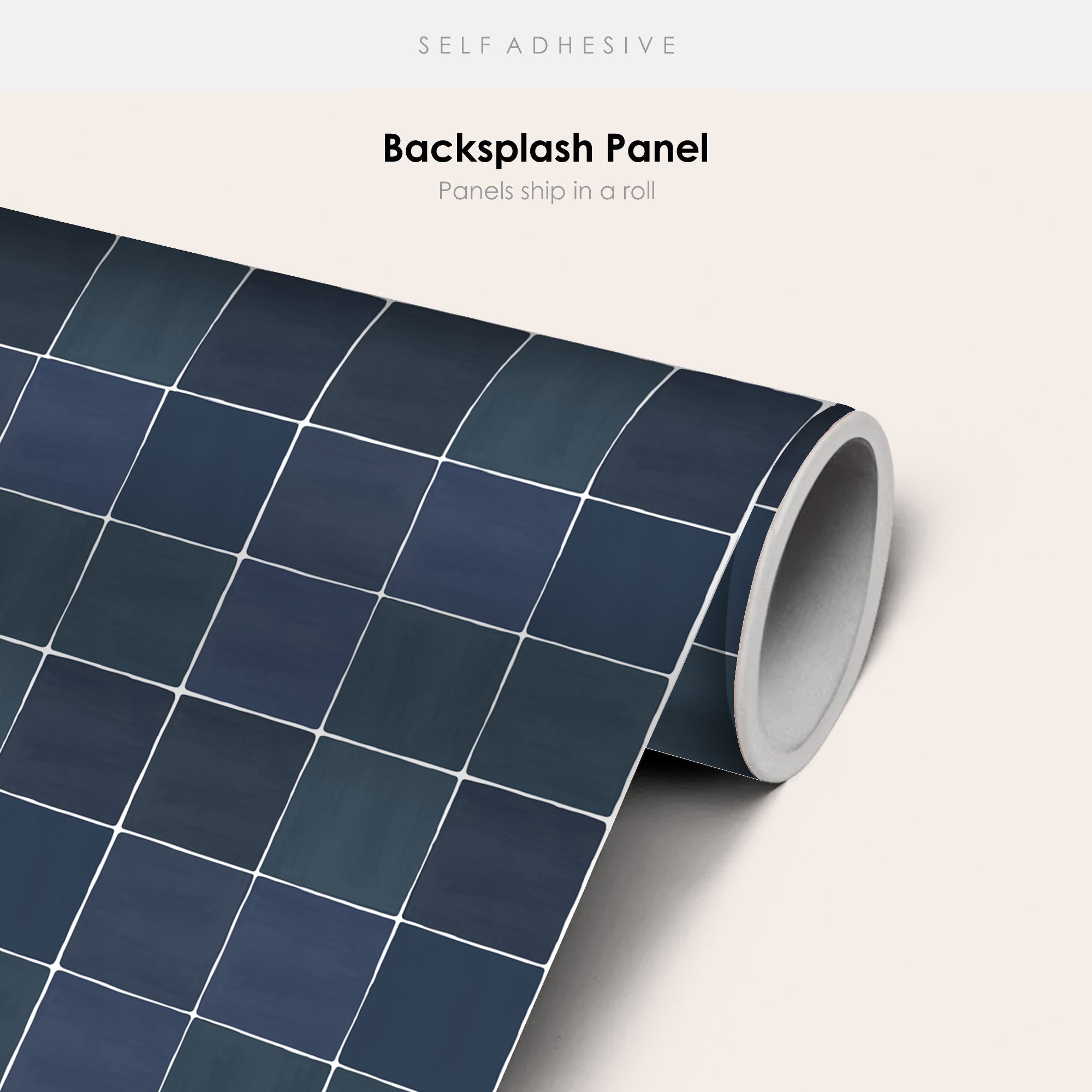 a blue tiled wallpaper with a white background