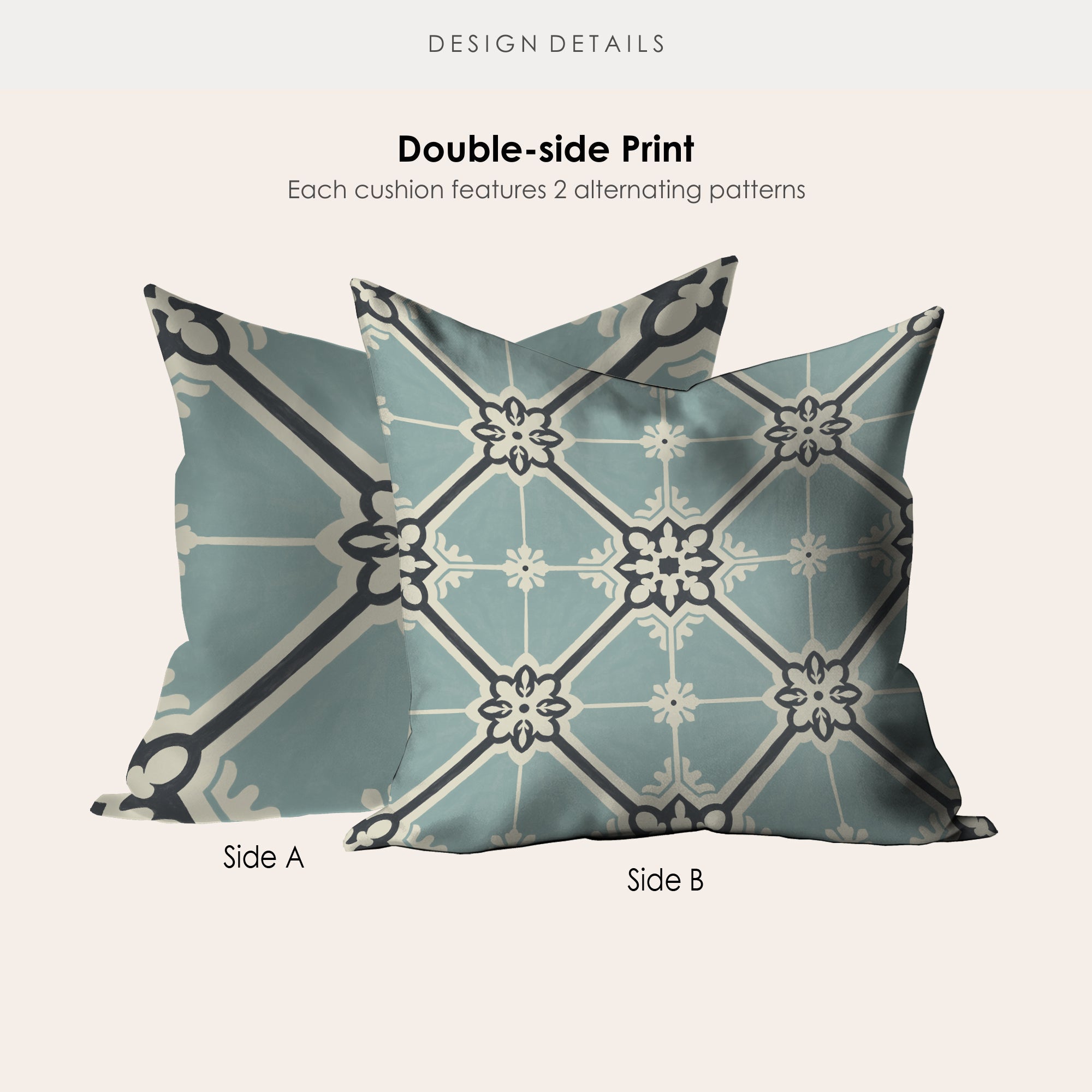 Samsara Celadon Microsuede Square Pillow Cover