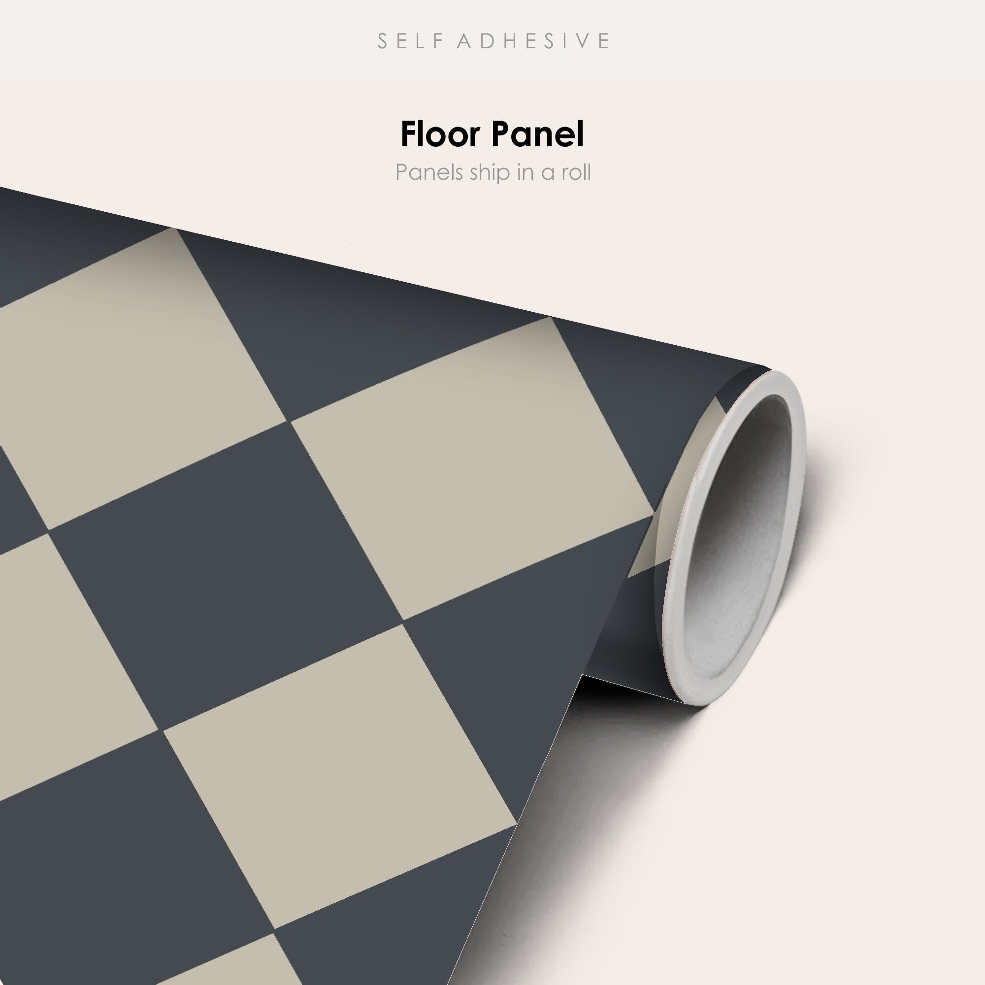 Checkerboard Tile Stickers in Old Navy and Sepia