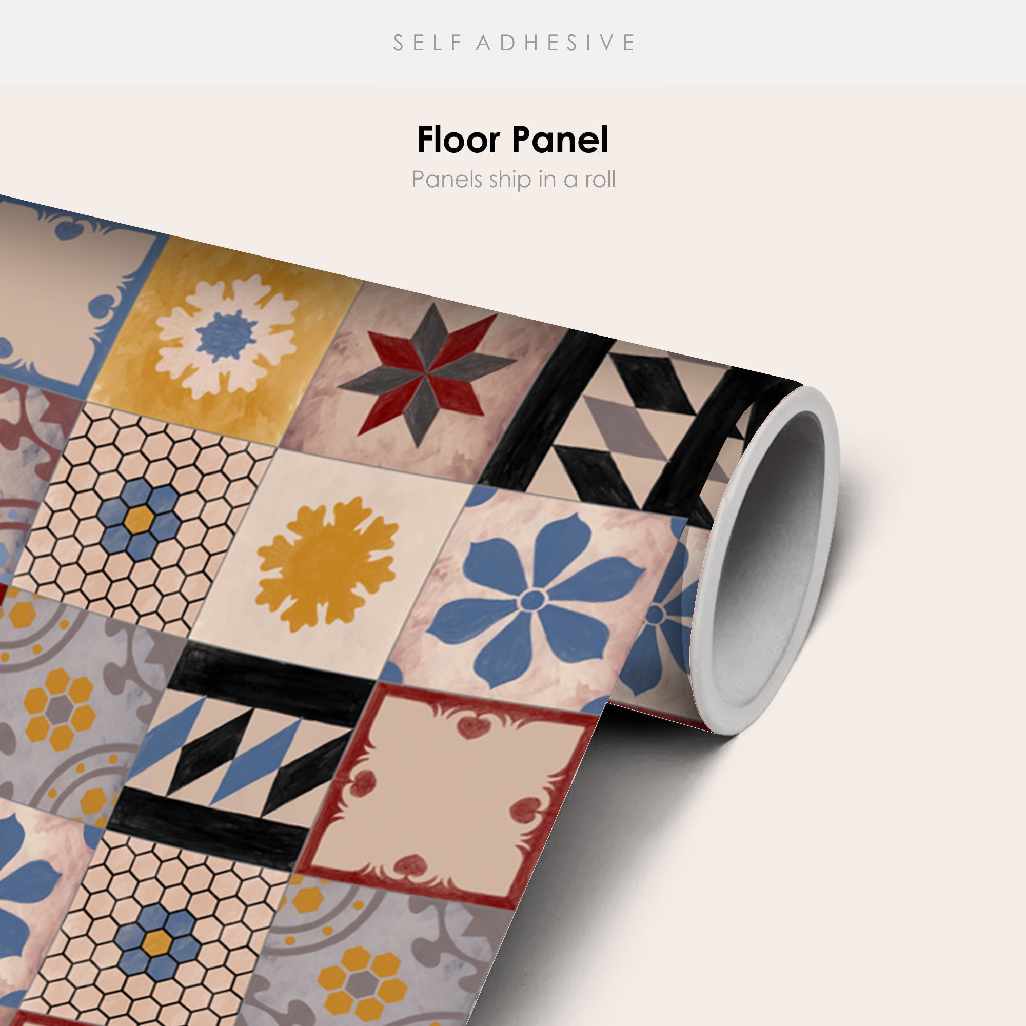 Moroccan Mix Vinyl Tile Sticker