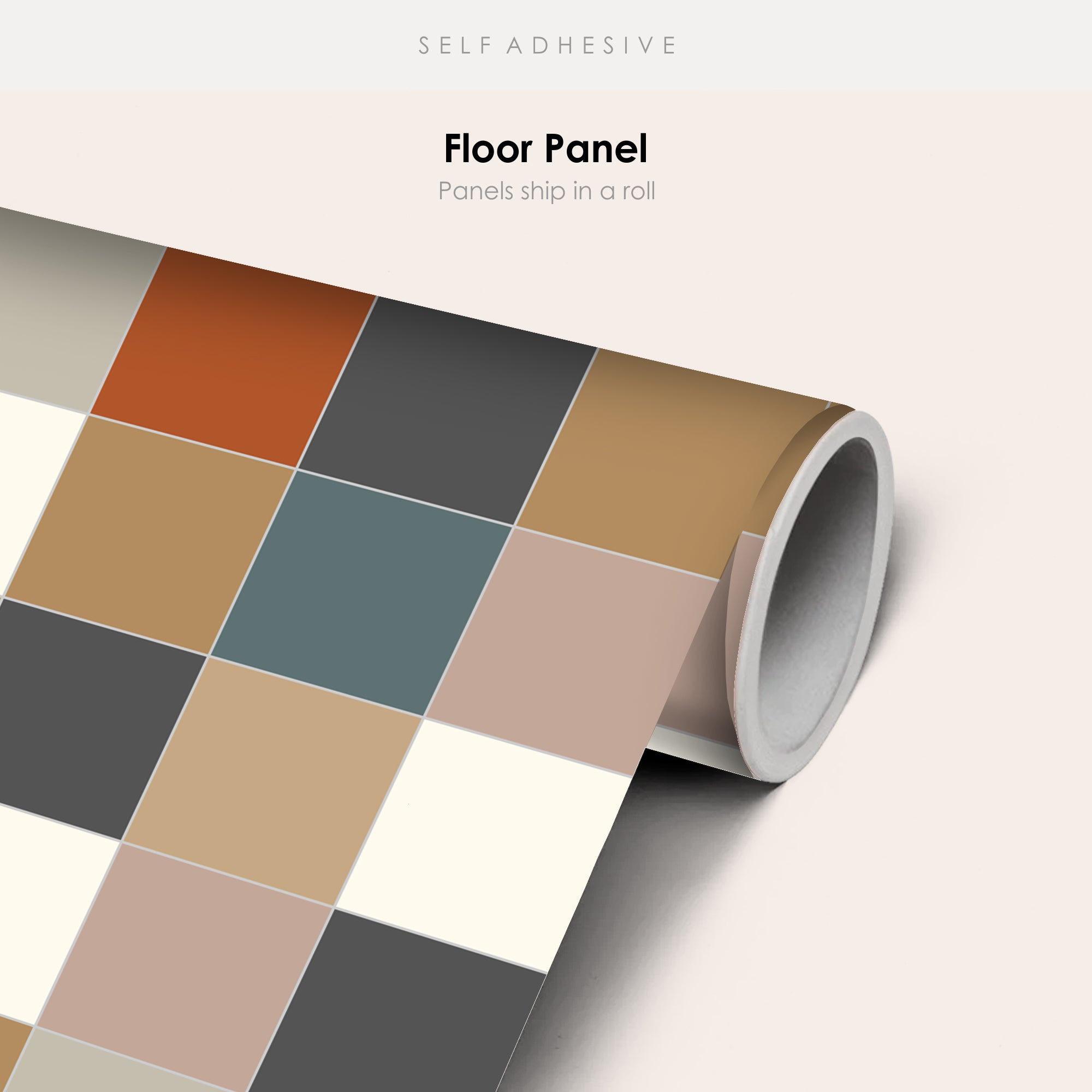 Toscana Checkerboard Tile Stickers