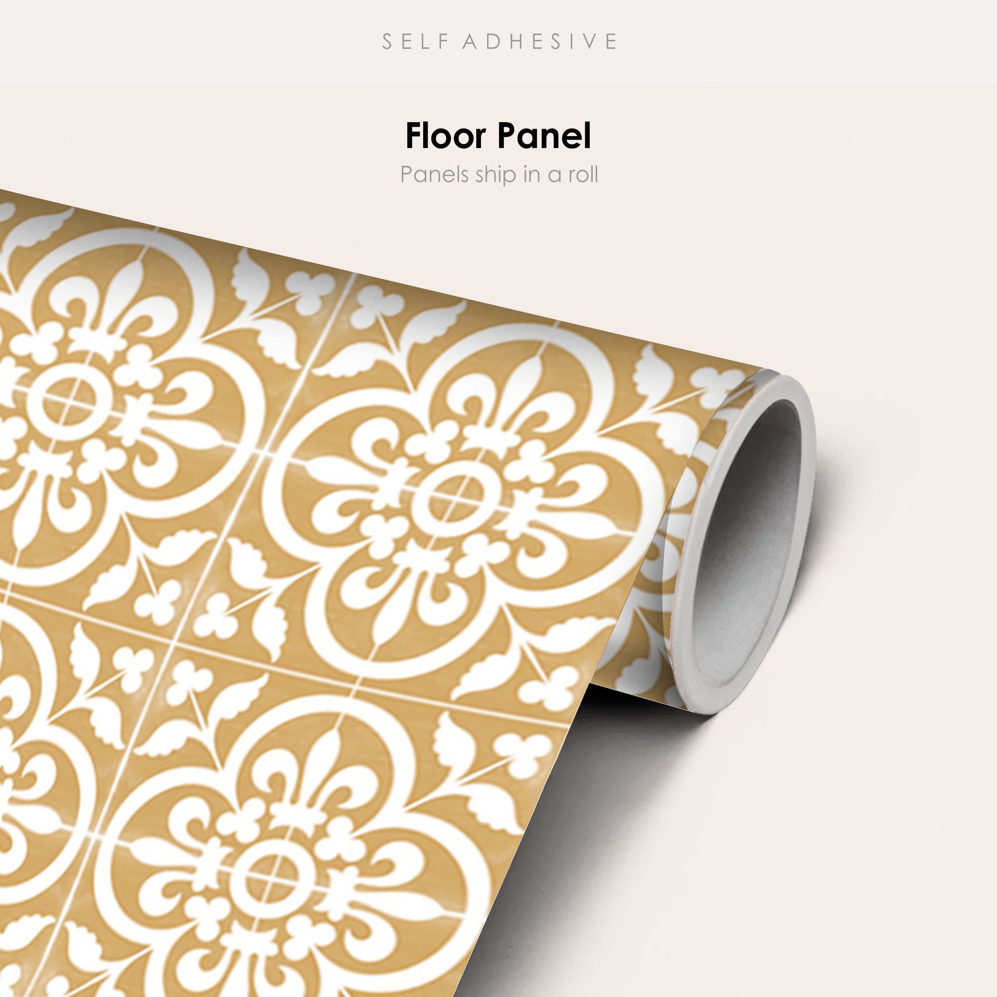 Corona in Golden Vinyl Tile Sticker