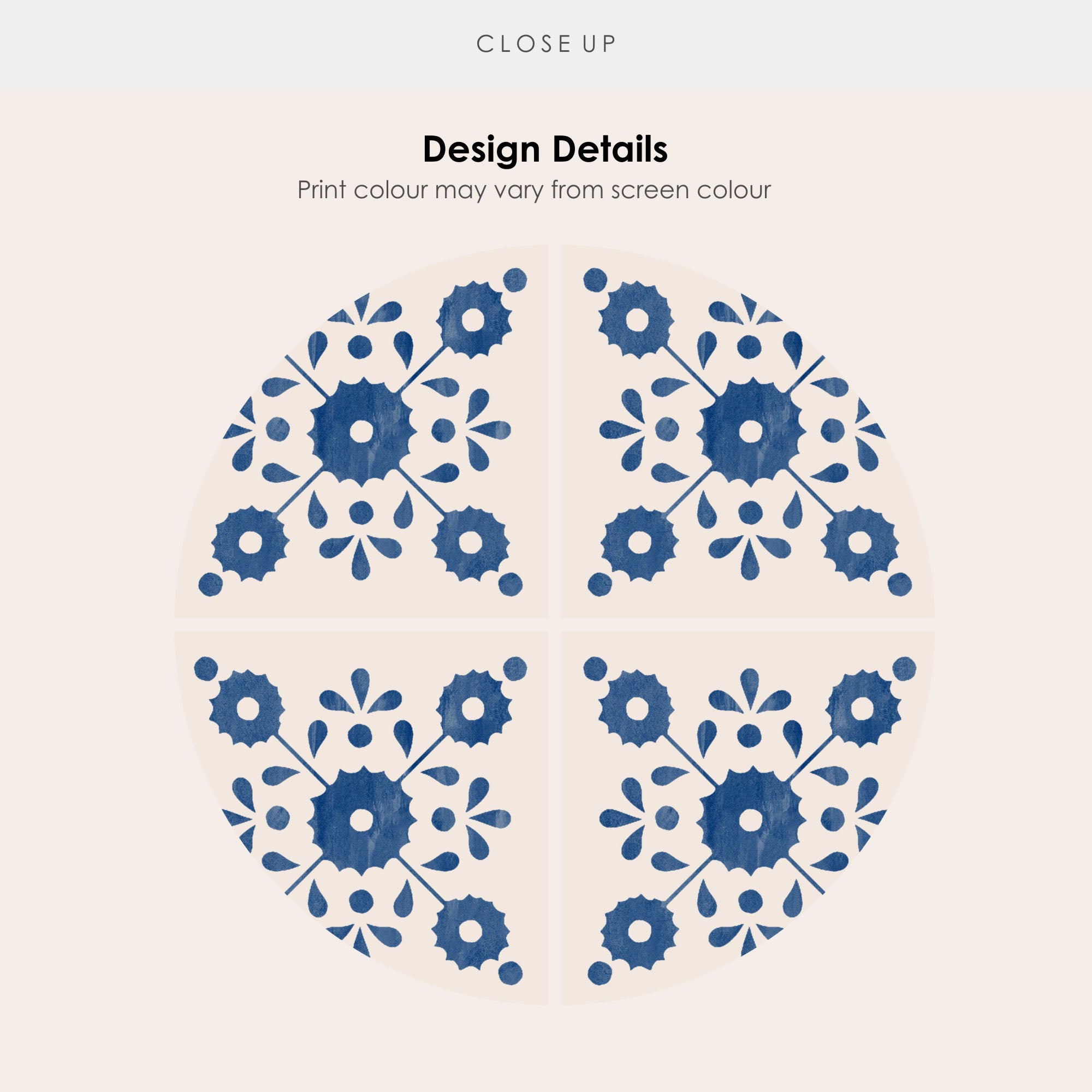 Zinnia Vinyl Tile Sticker