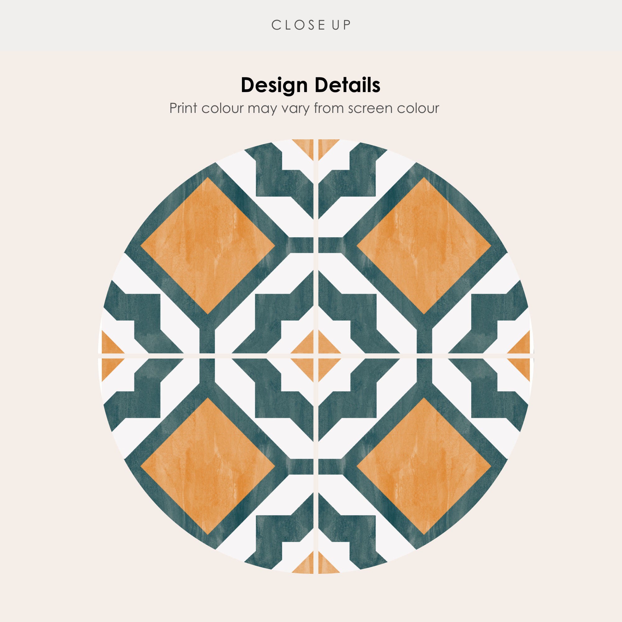 Hexa Mandarine Wallpaper