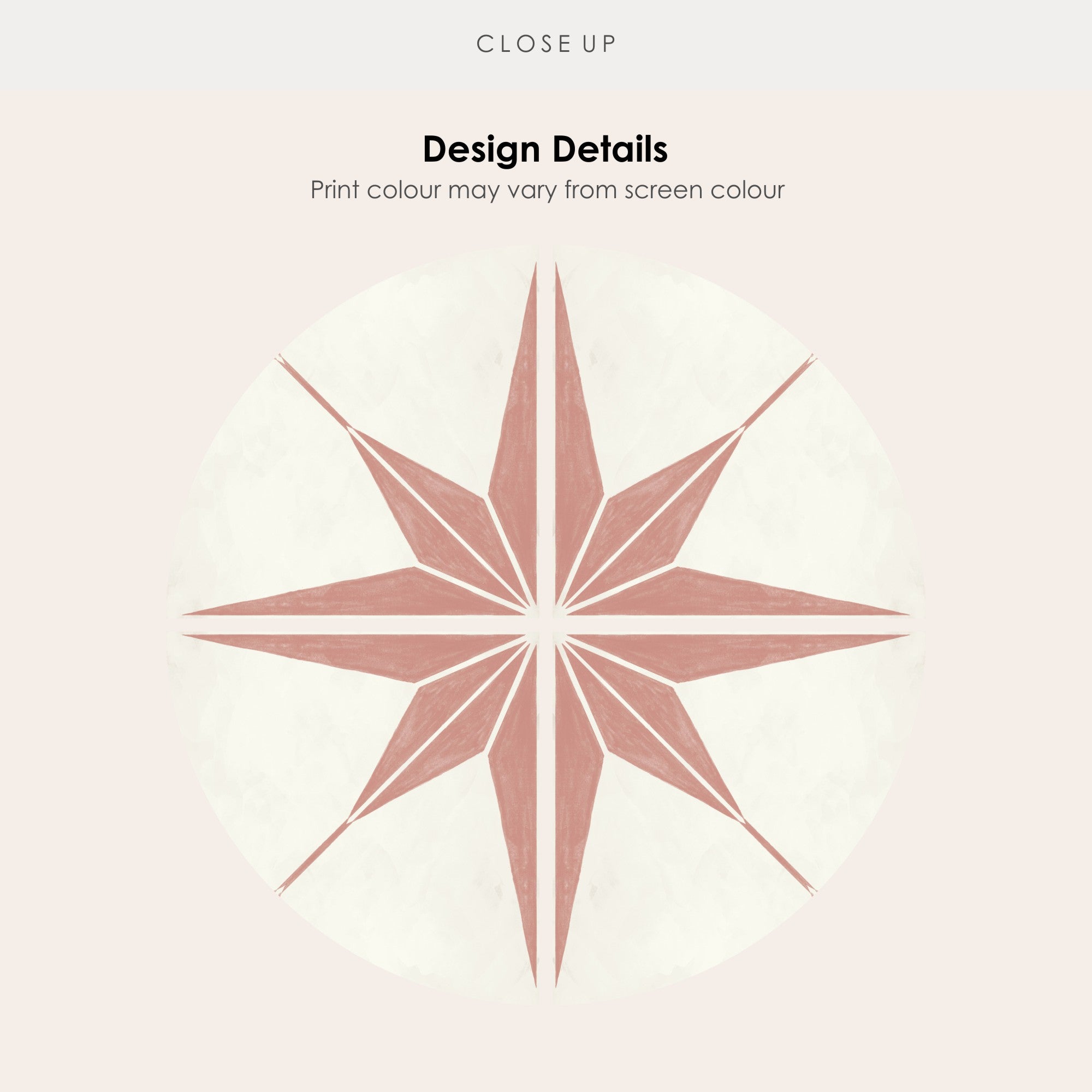 Astra Pink Vinyl Tile Sticker