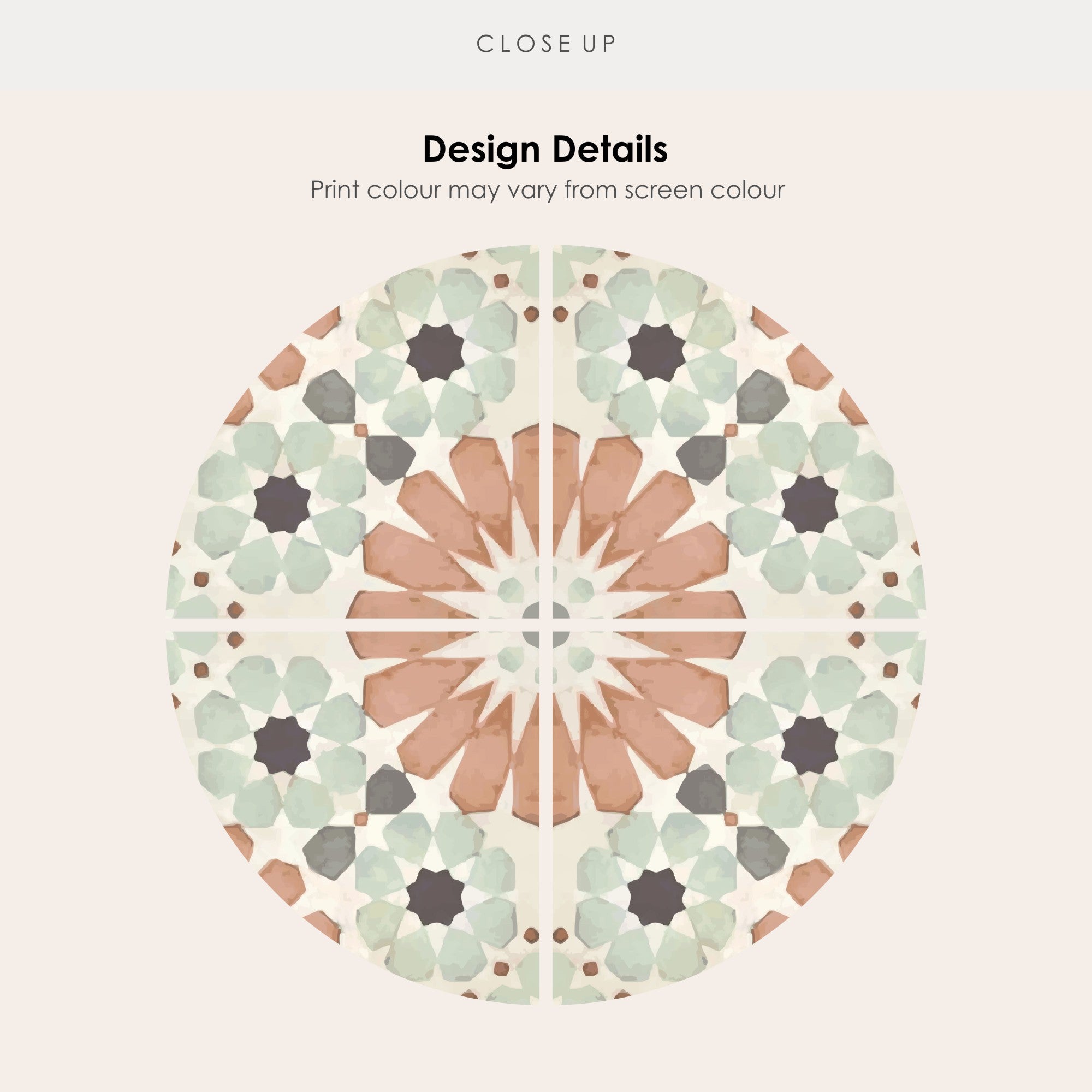 Mazarine Celadon Vinyl Tile Sticker