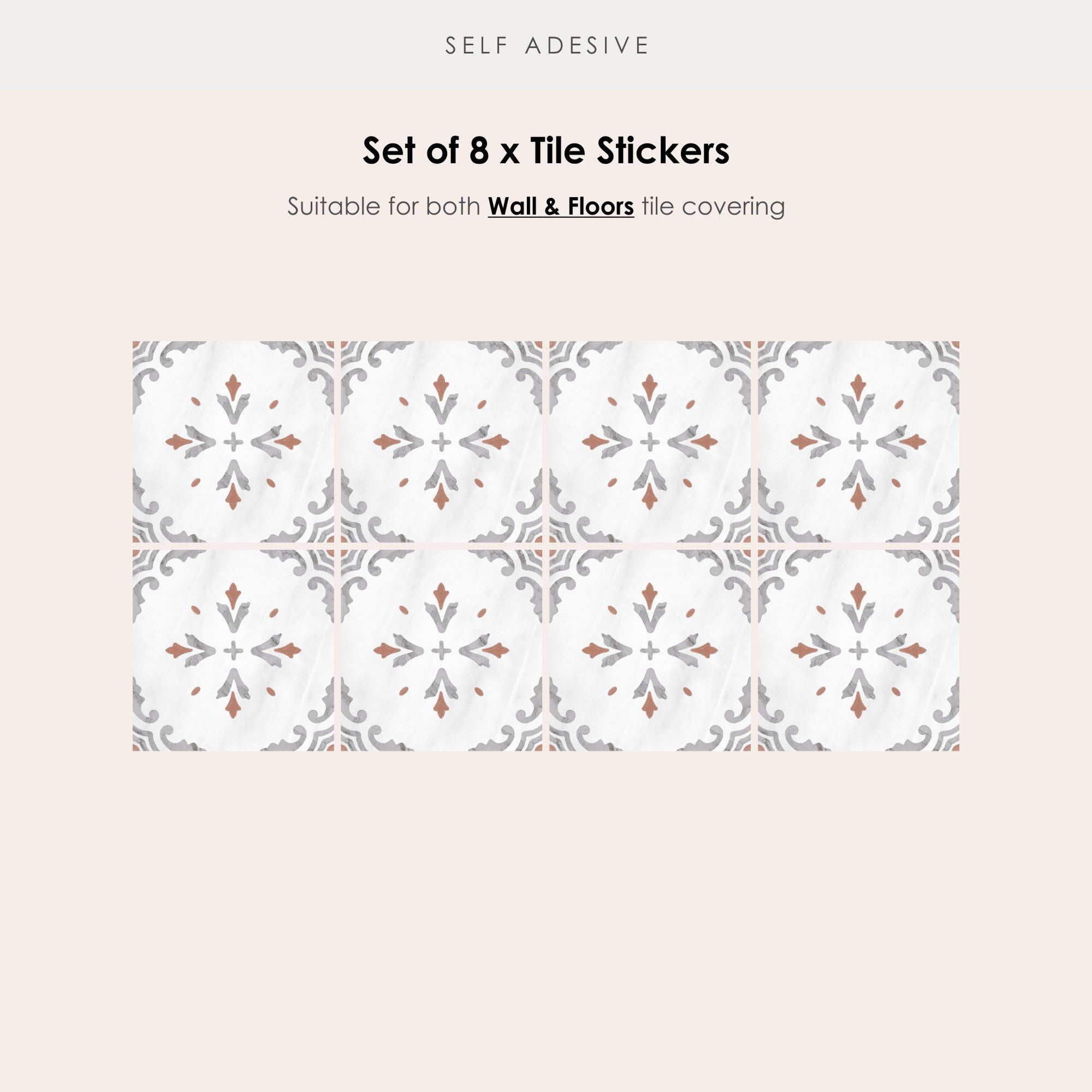 Palazzo Vinyl Tile Sticker