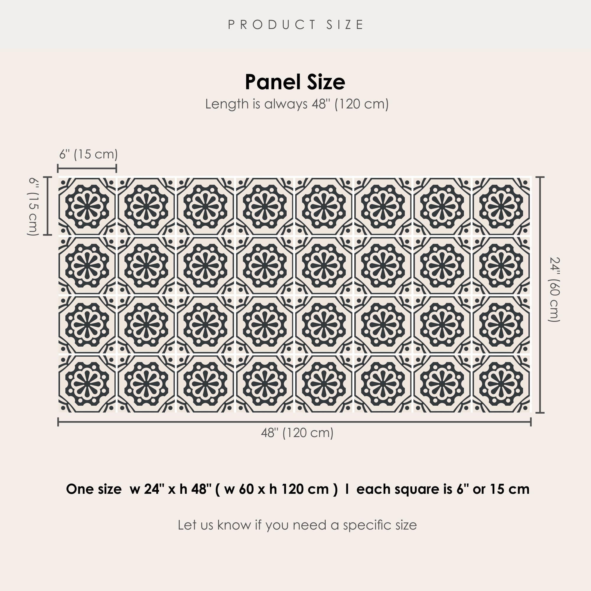 Testino Vinyl Tile Sticker