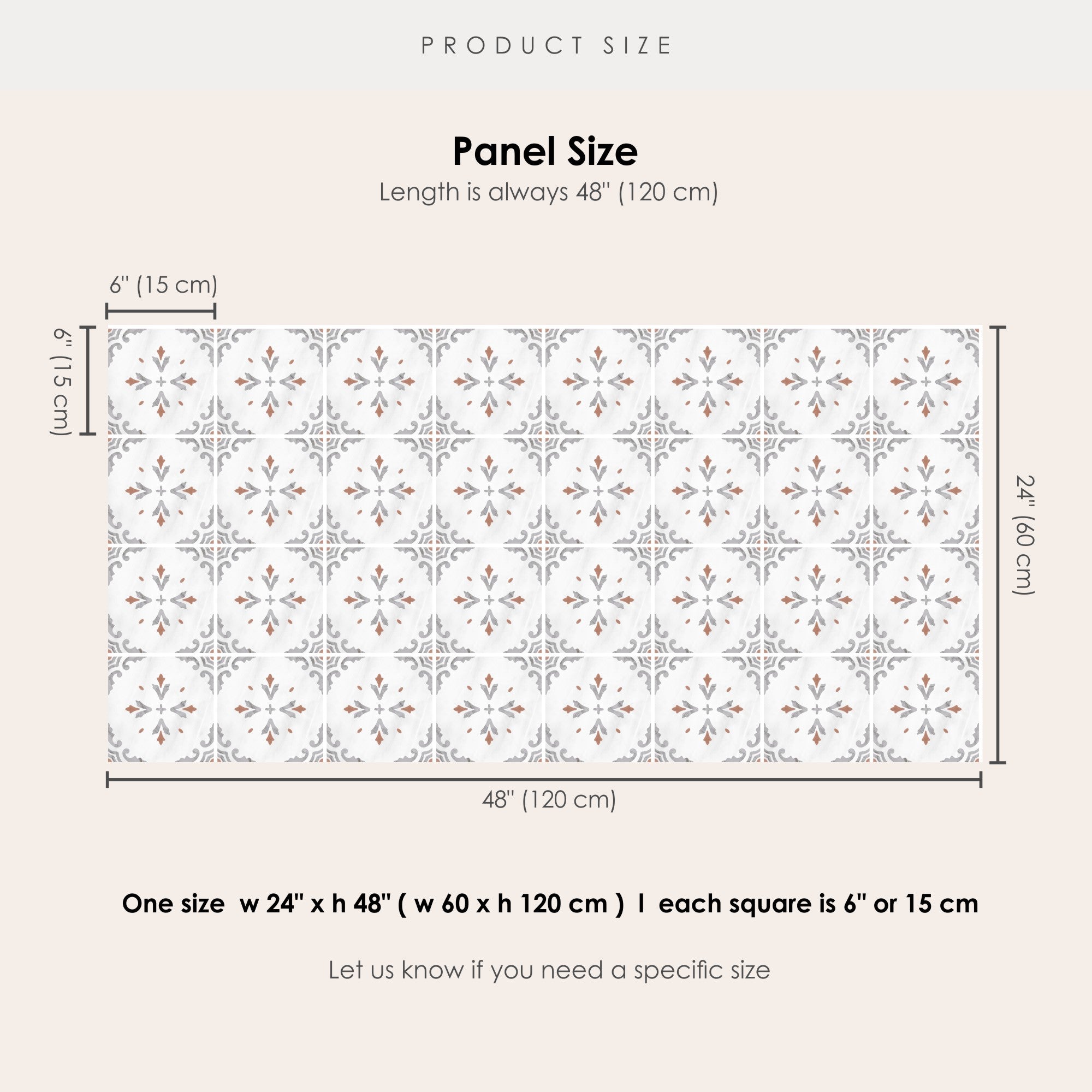 Palazzo Vinyl Tile Sticker