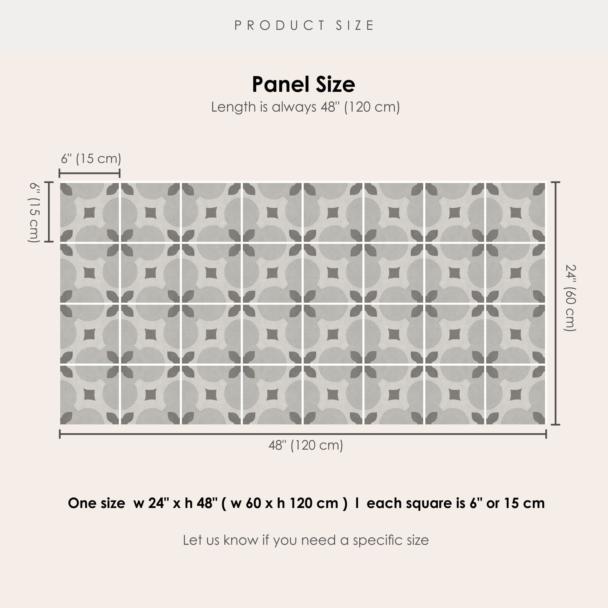 Raspail Vinyl Tile Sticker