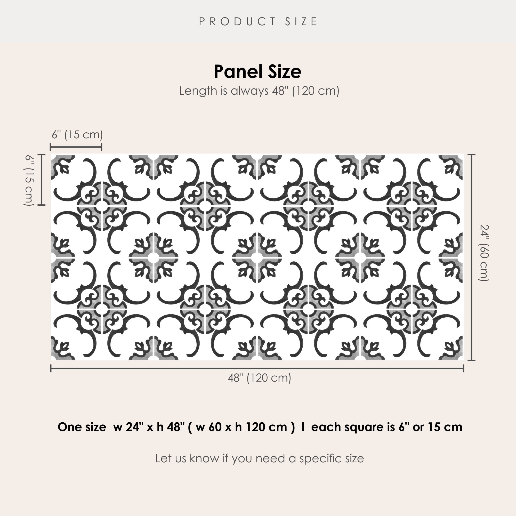 Milano Vinyl Tile Sticker