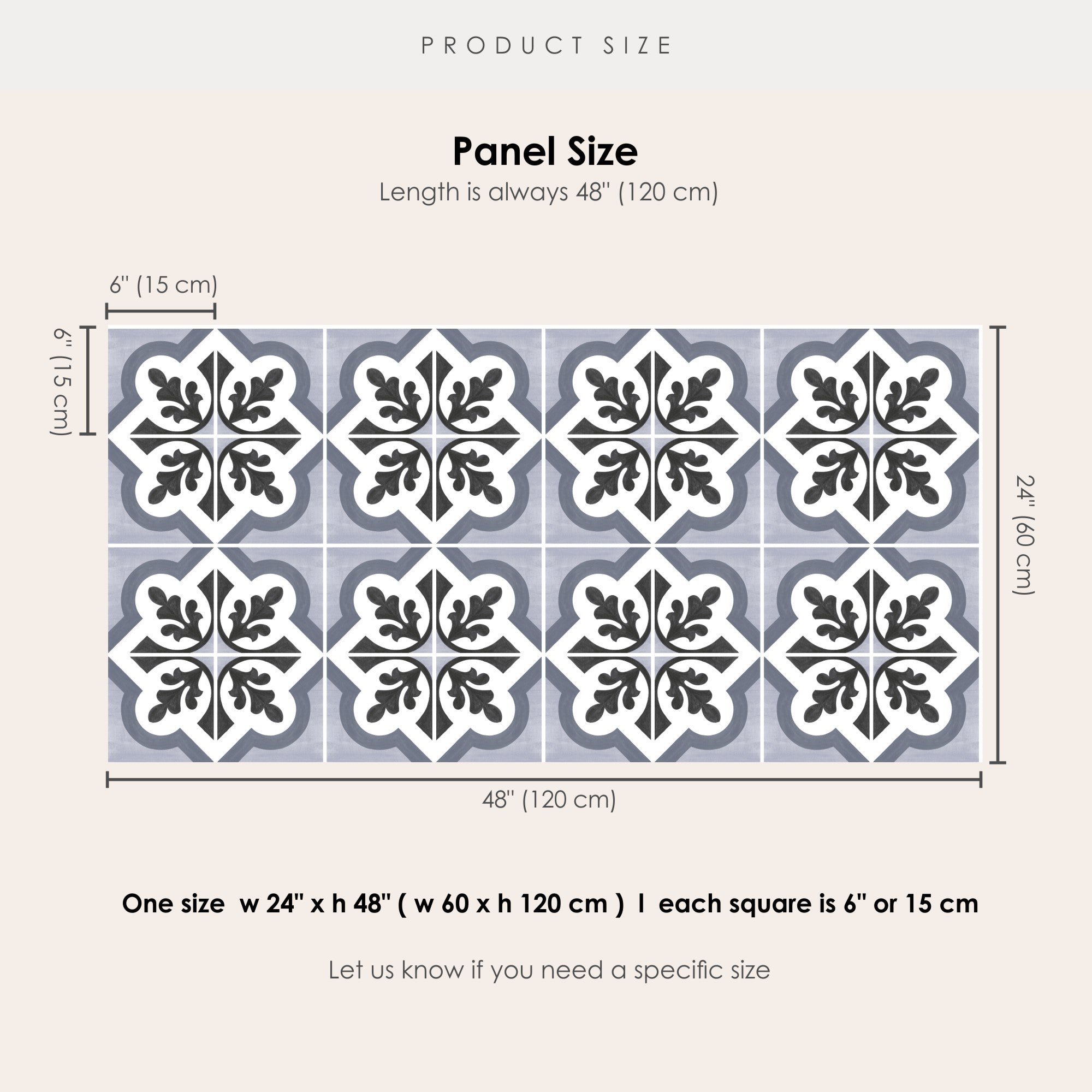 Verona Vinyl Tile Sticker